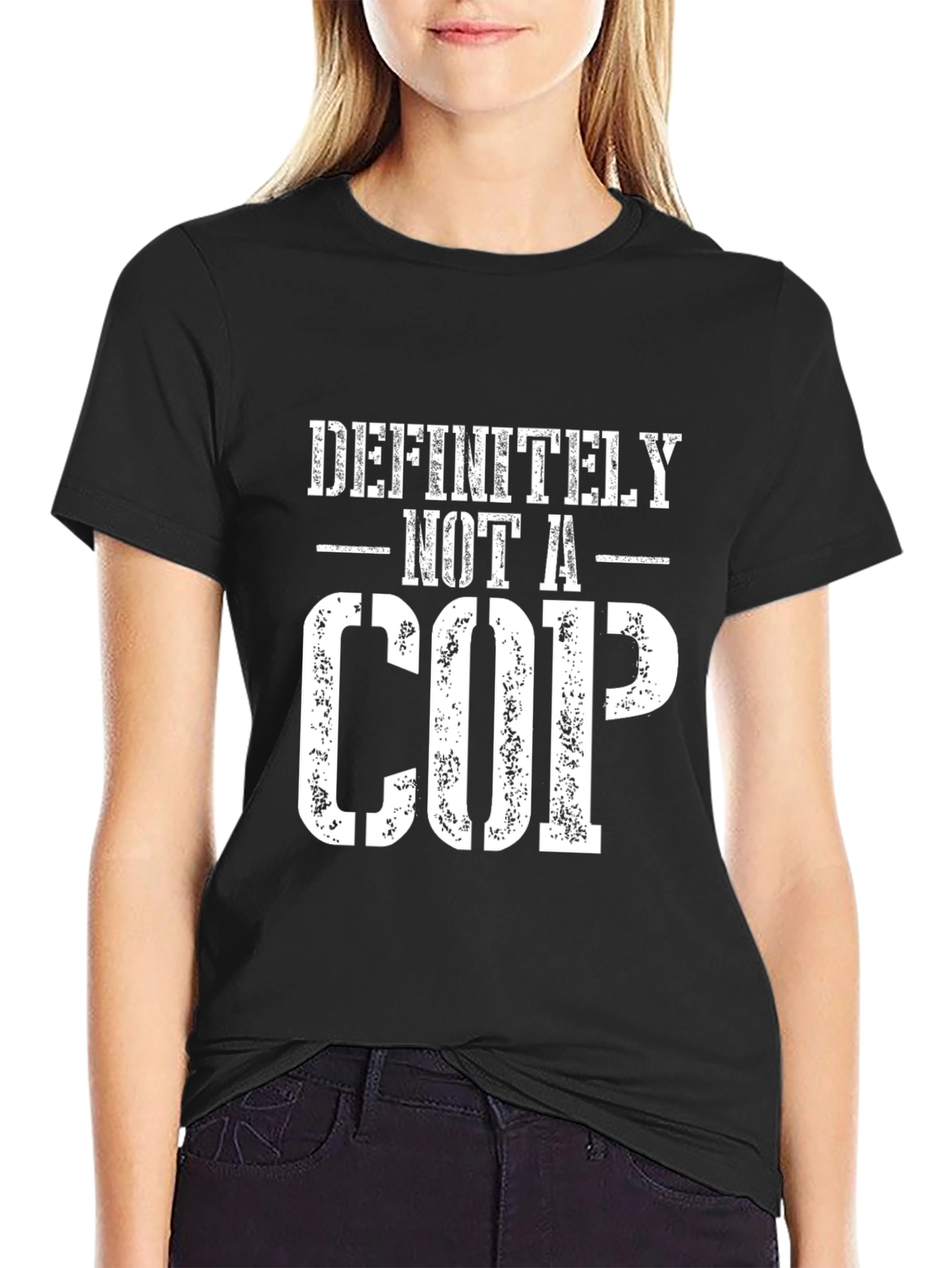 Definitely Not a Cop Graphic T-Shirt