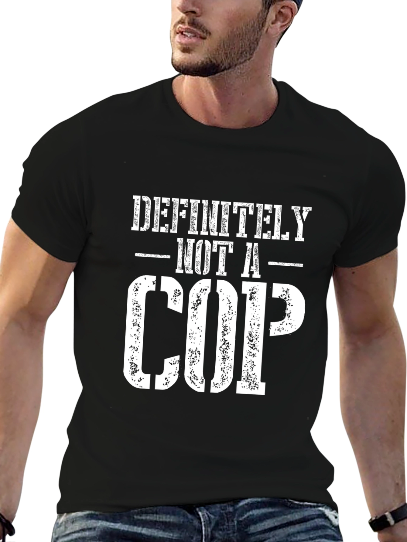 Definitely Not a Cop Graphic T-Shirt