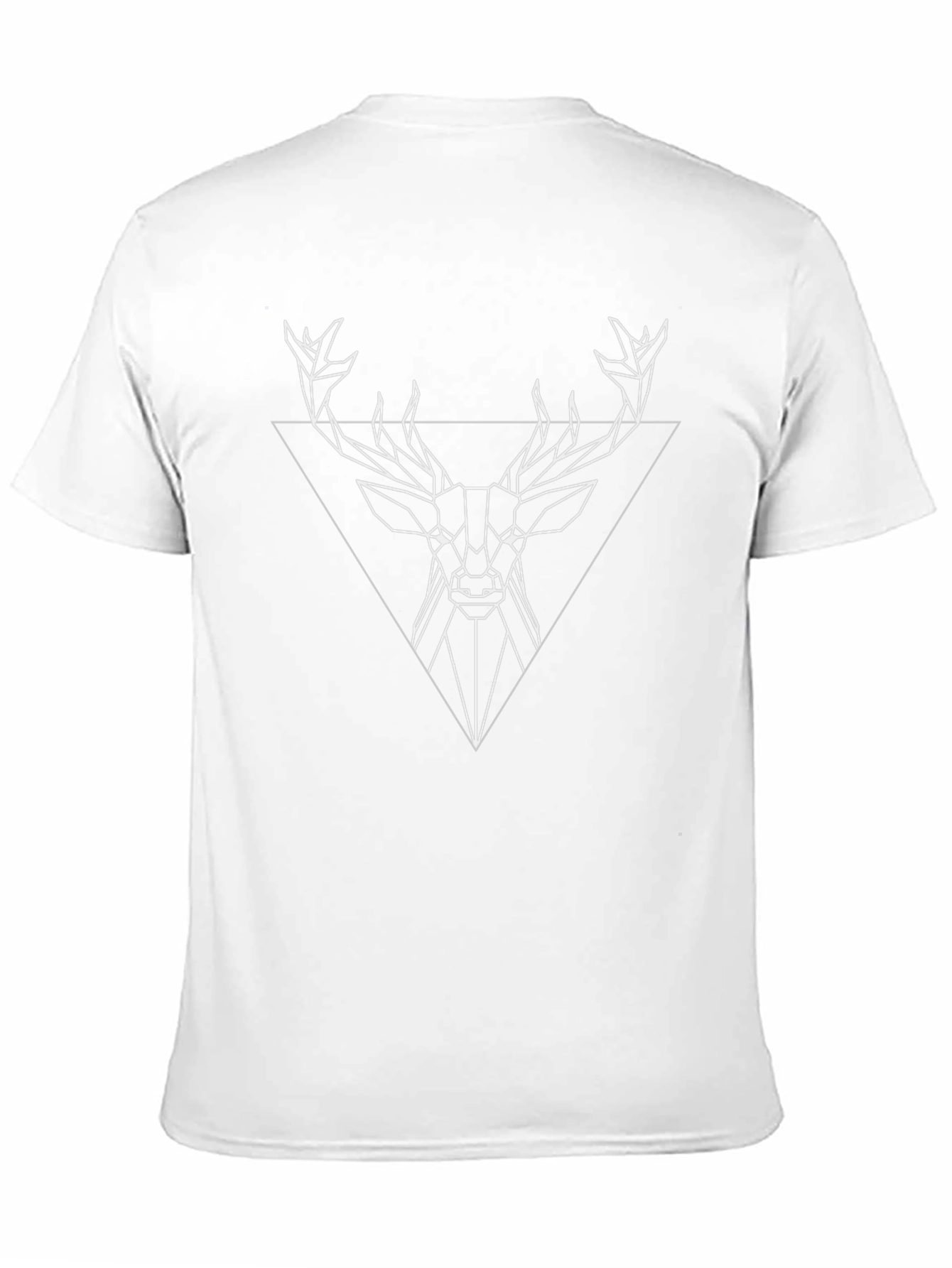 Geometric Deer Graphic Tee - Modern Menswear
