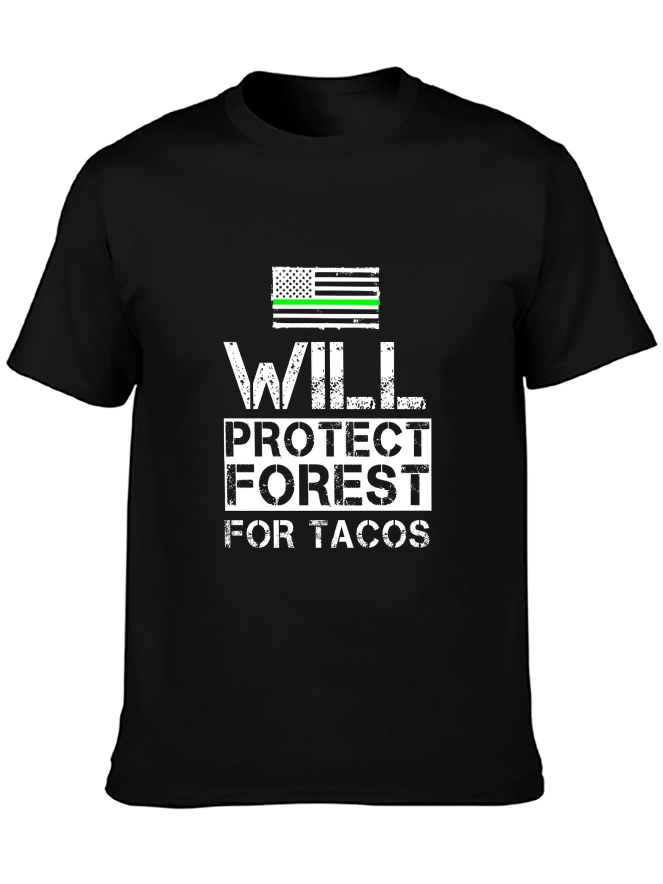 Will Protect Forest for Tacos Graphic Tee