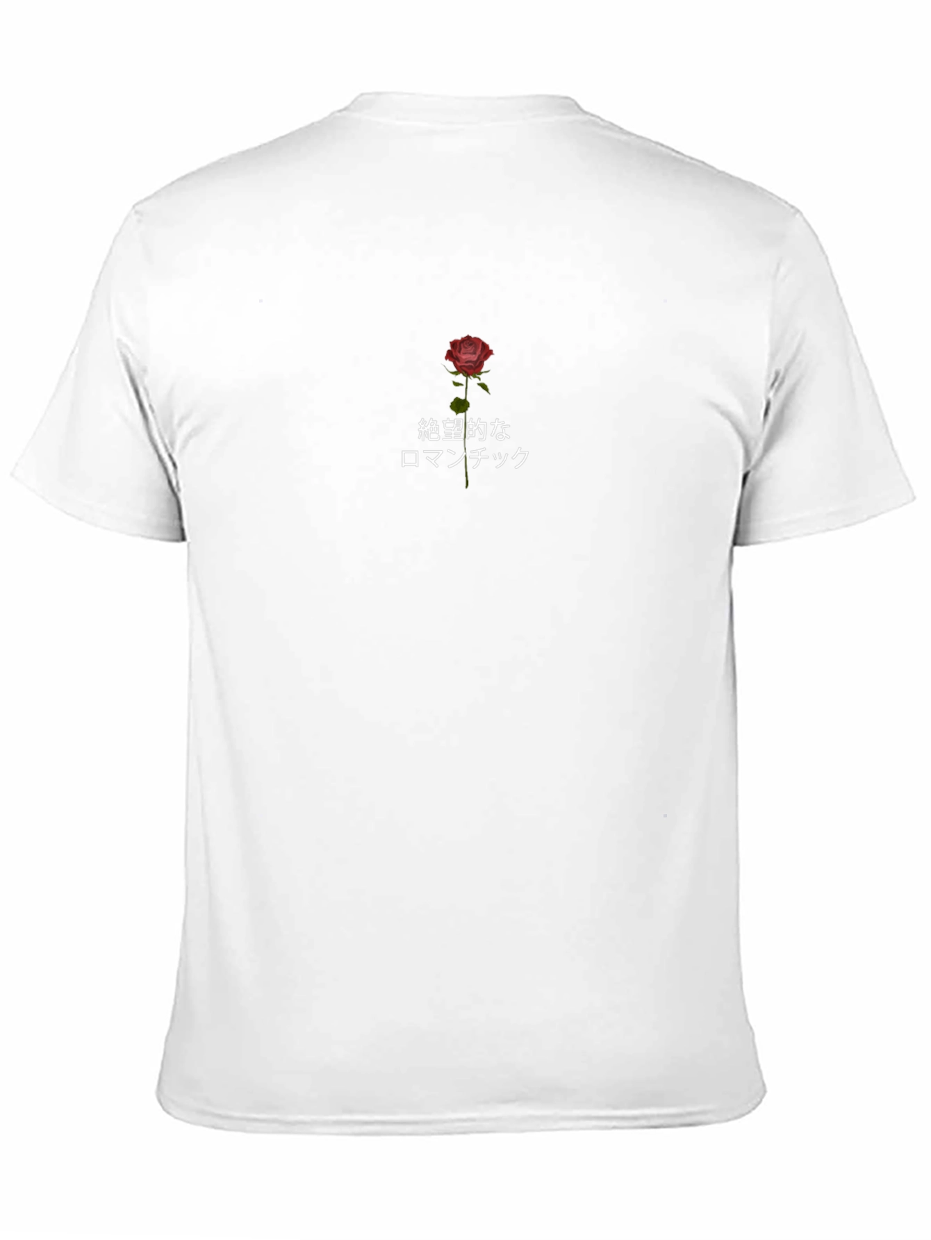 Despairing Romantic Rose Graphic Tee
