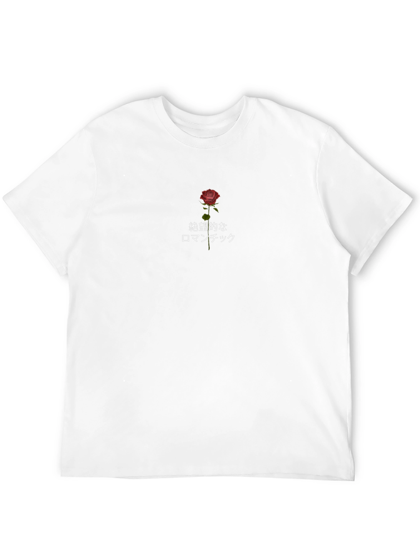 Despairing Romantic Rose Graphic Tee