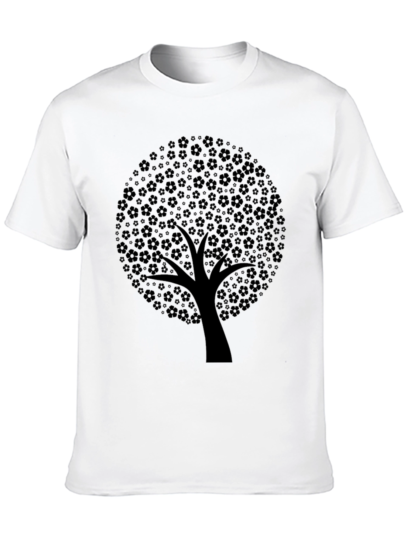 Black Tree Graphic Tee - Nature Inspired Design