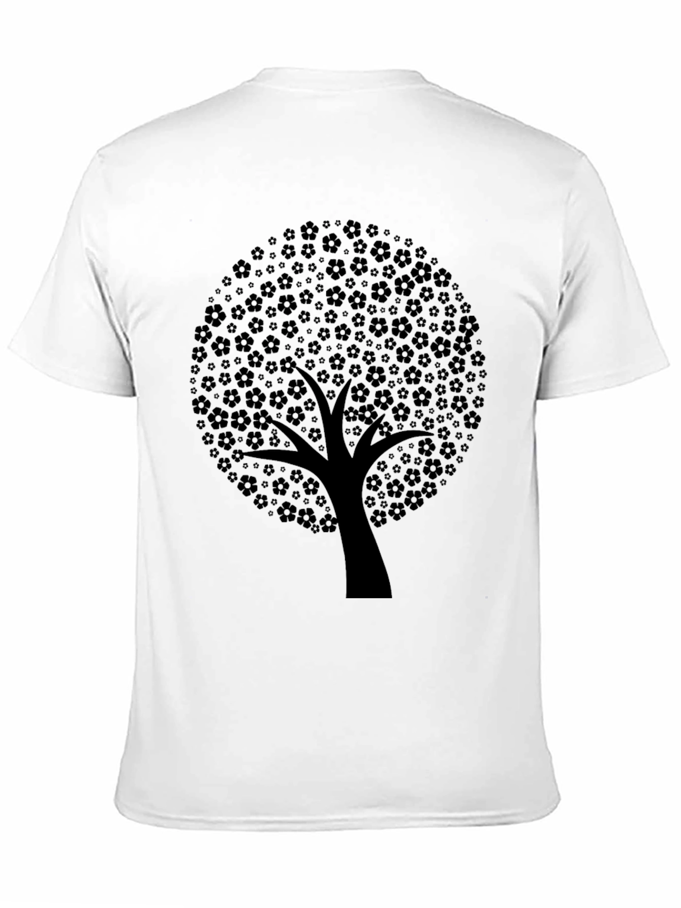 Black Tree Graphic Tee - Nature Inspired Design