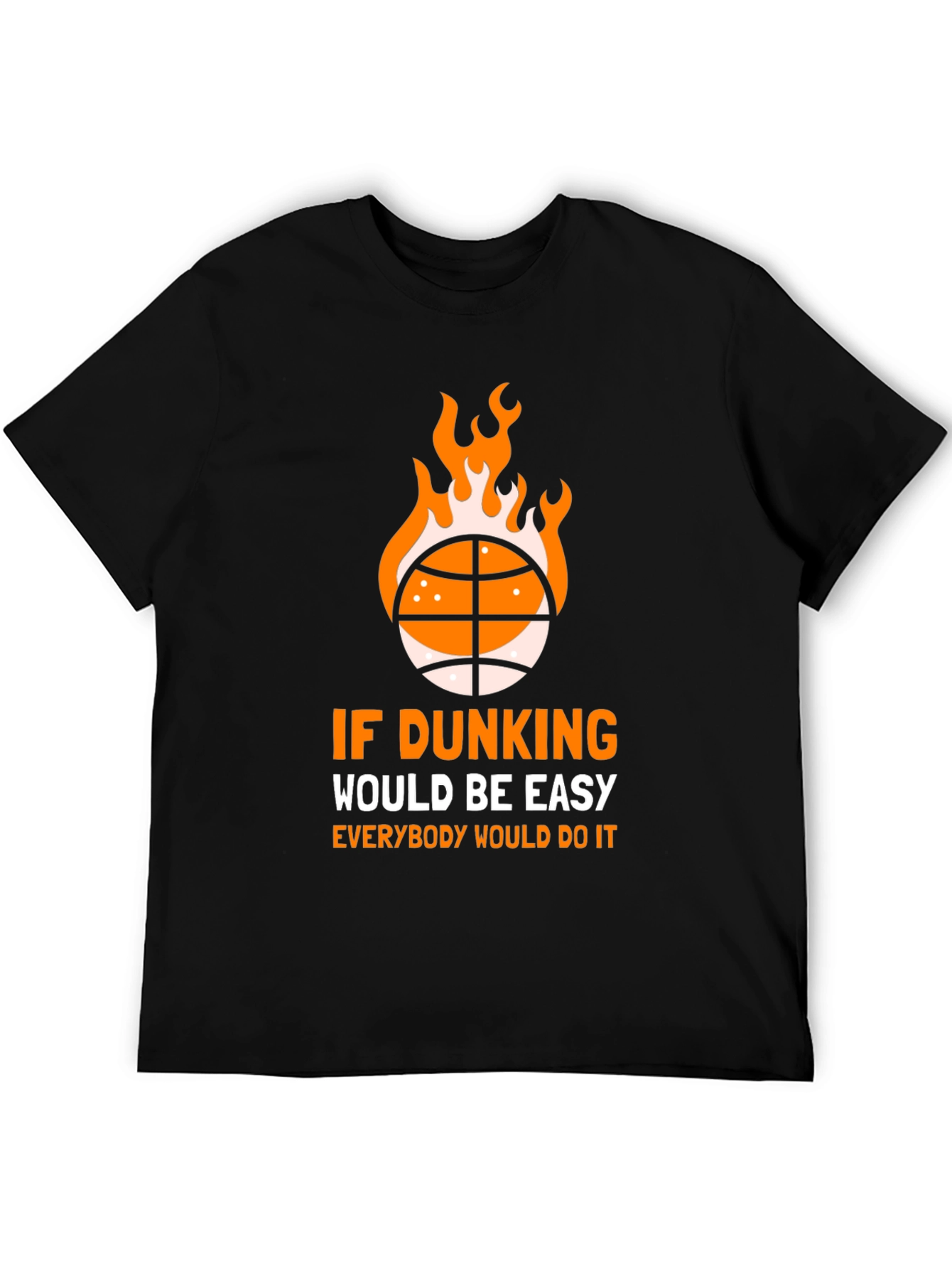 Basketball Dunking Graphic T-Shirt