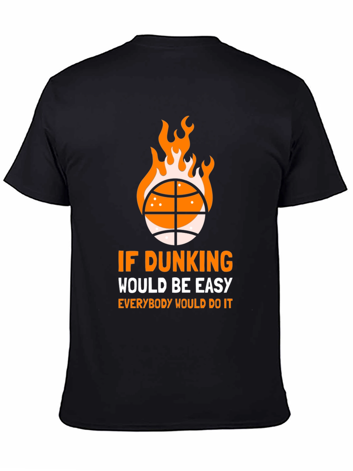 Basketball Dunking Graphic T-Shirt