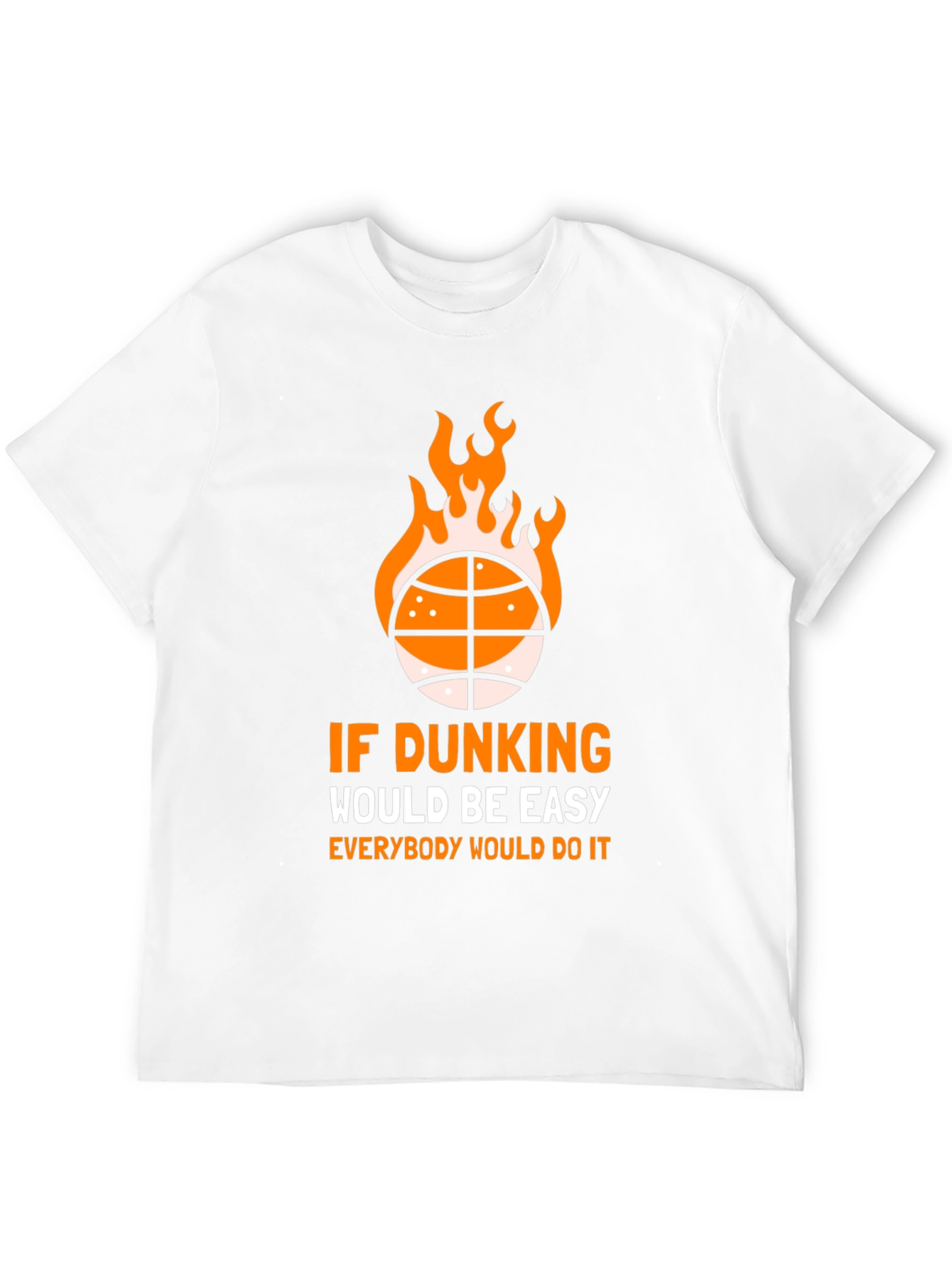 Basketball Dunking Graphic T-Shirt