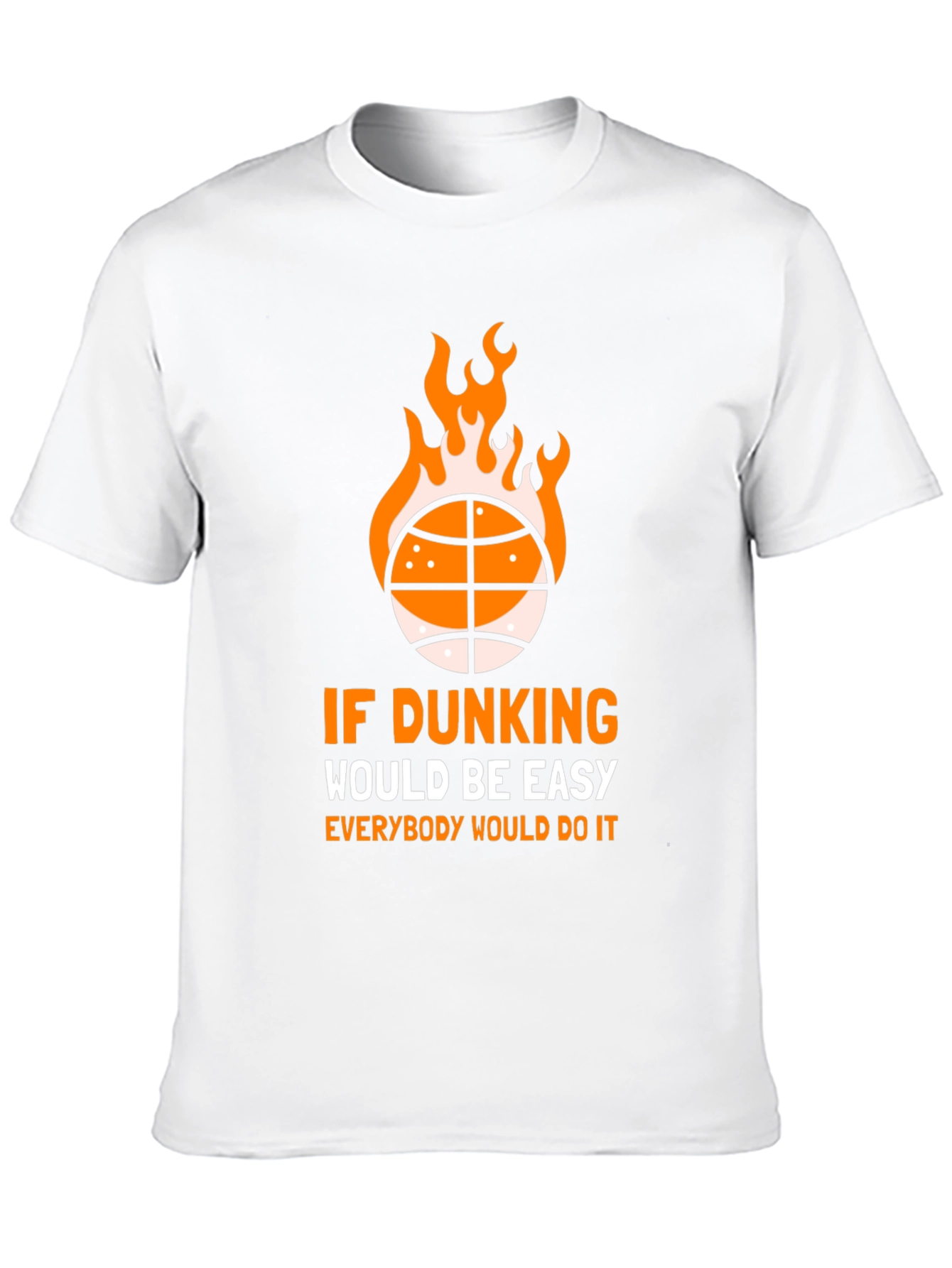 Basketball Dunking Graphic T-Shirt