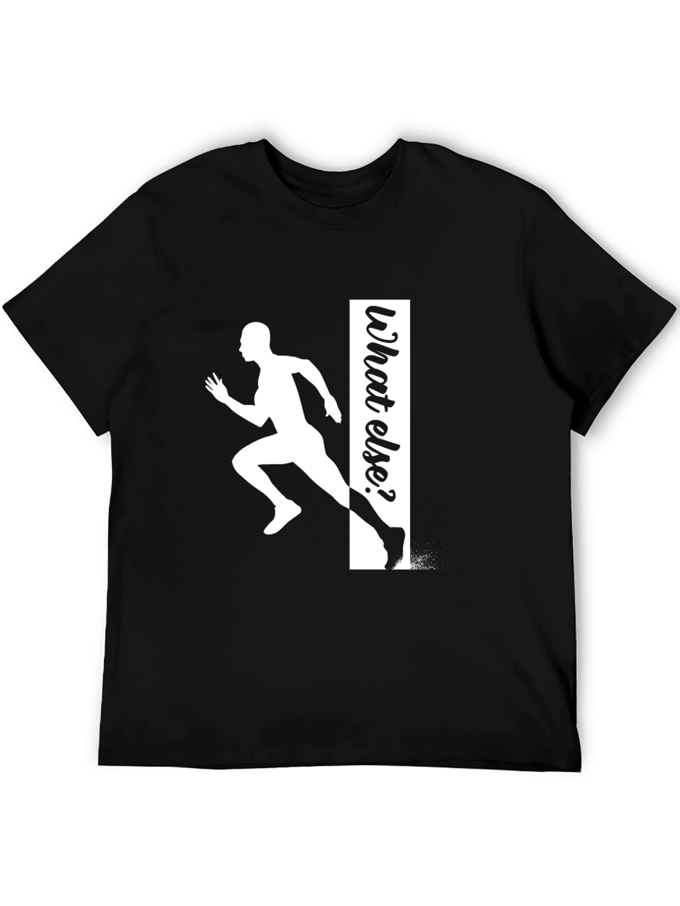Runner What Else T-Shirt - Black Graphic Tee