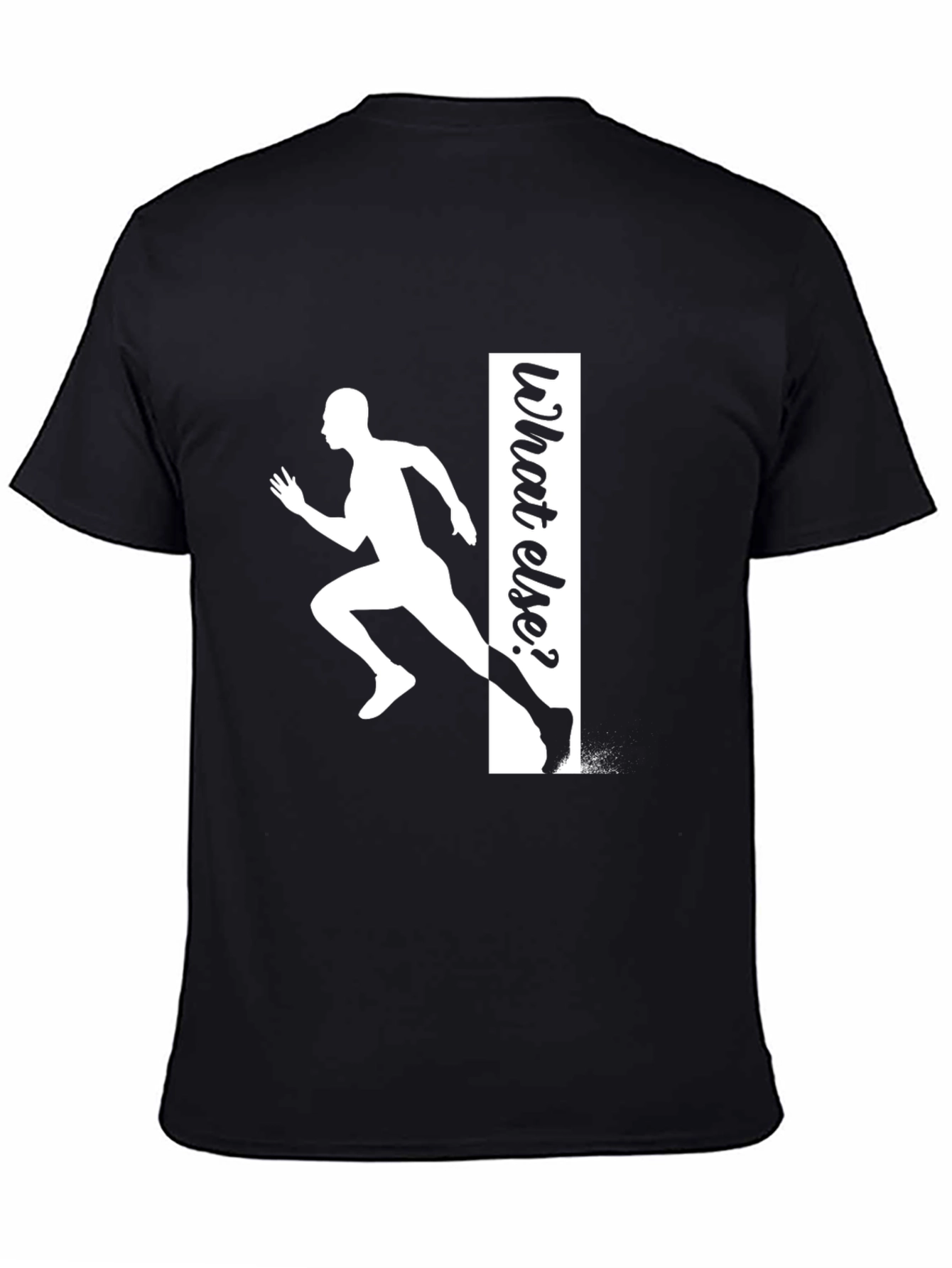 Runner What Else T-Shirt - Black Graphic Tee