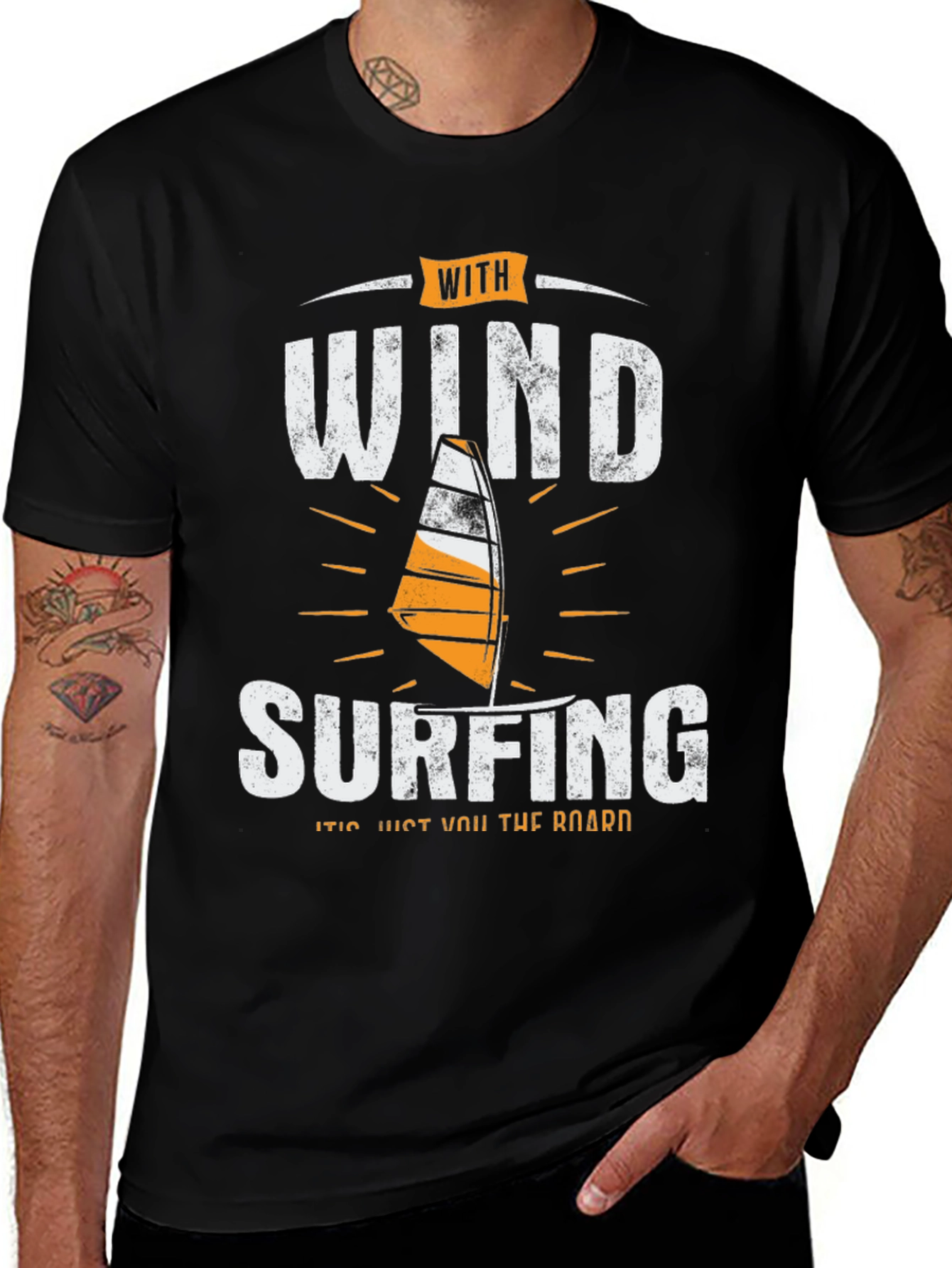 Windsurfing T-Shirt: With Wind Surfing Tee