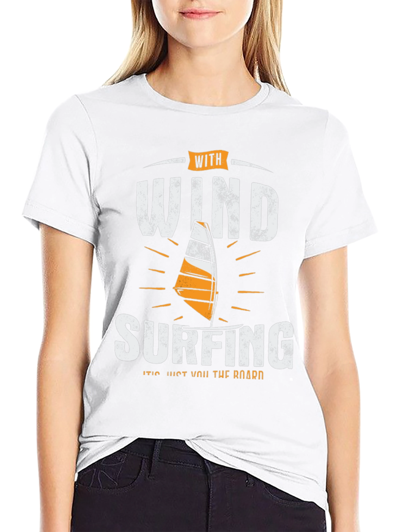 Windsurfing T-Shirt: With Wind Surfing Tee