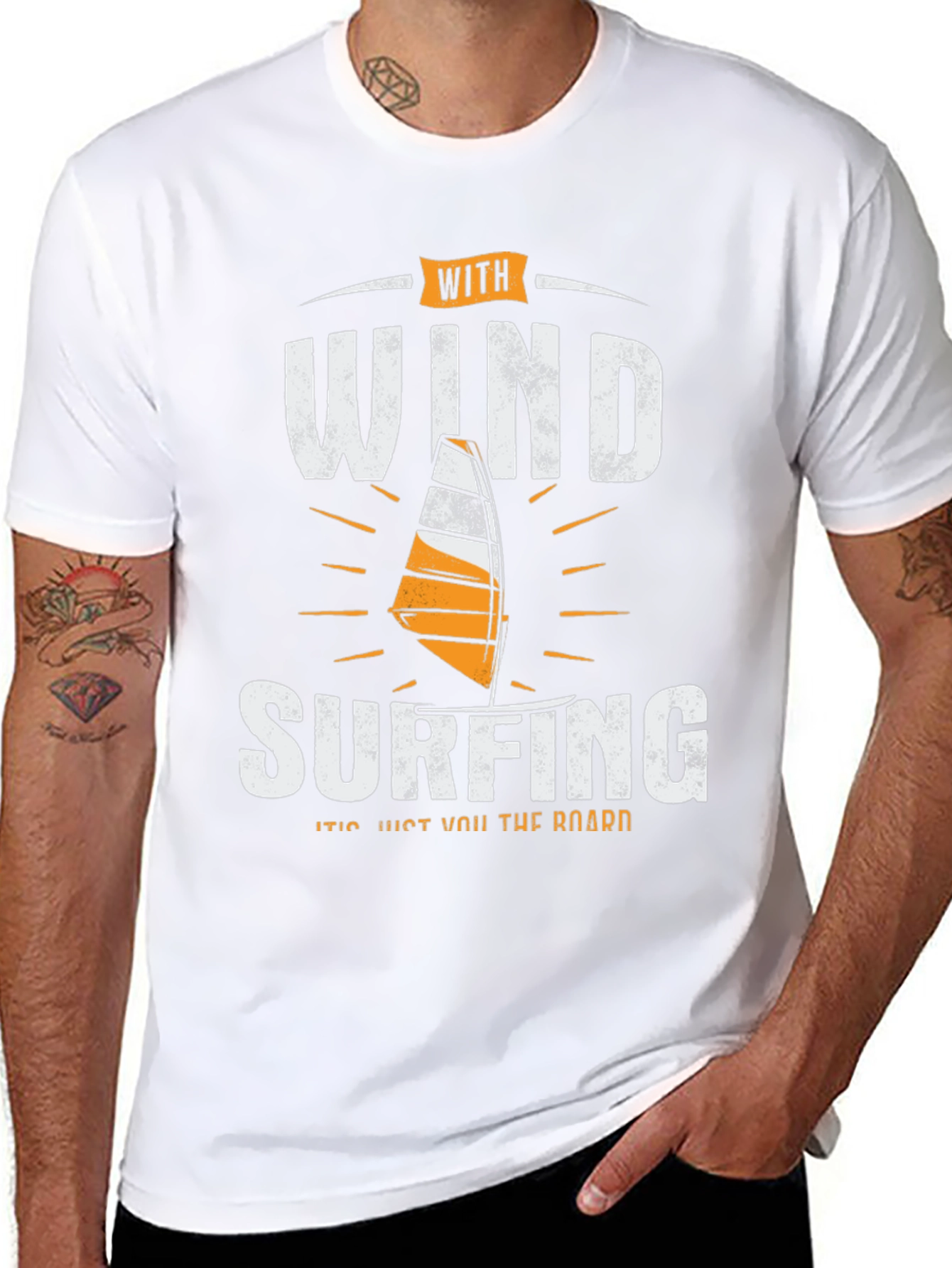 Windsurfing T-Shirt: With Wind Surfing Tee