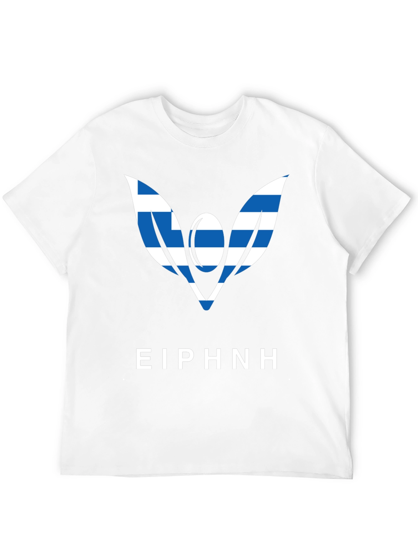 Greek Peace Dove Graphic Tee - Unisex Black T-Shirt
