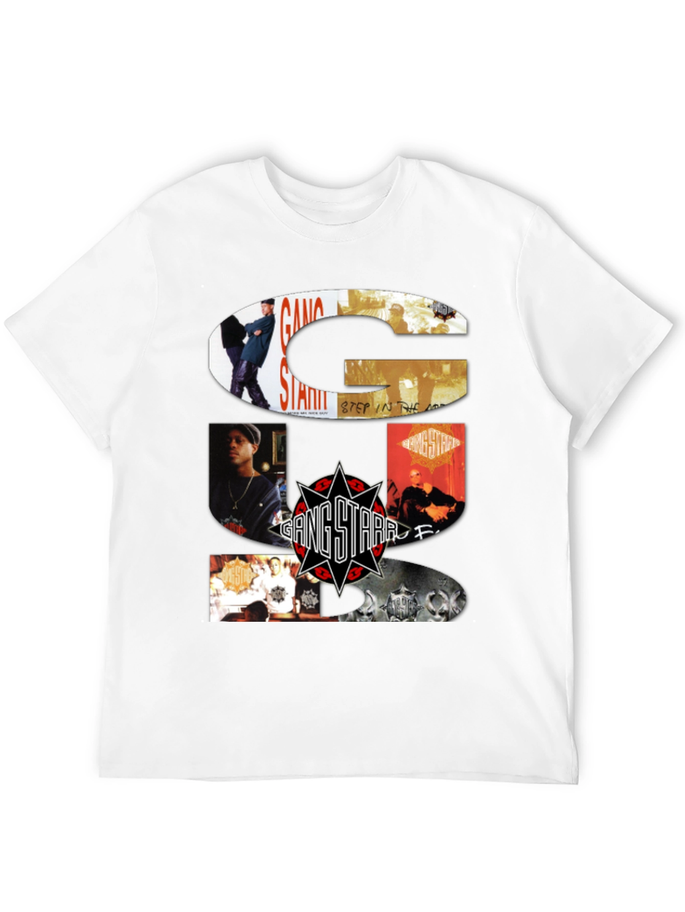 Gang Starr Black T-Shirt - Hip Hop Music Apparel