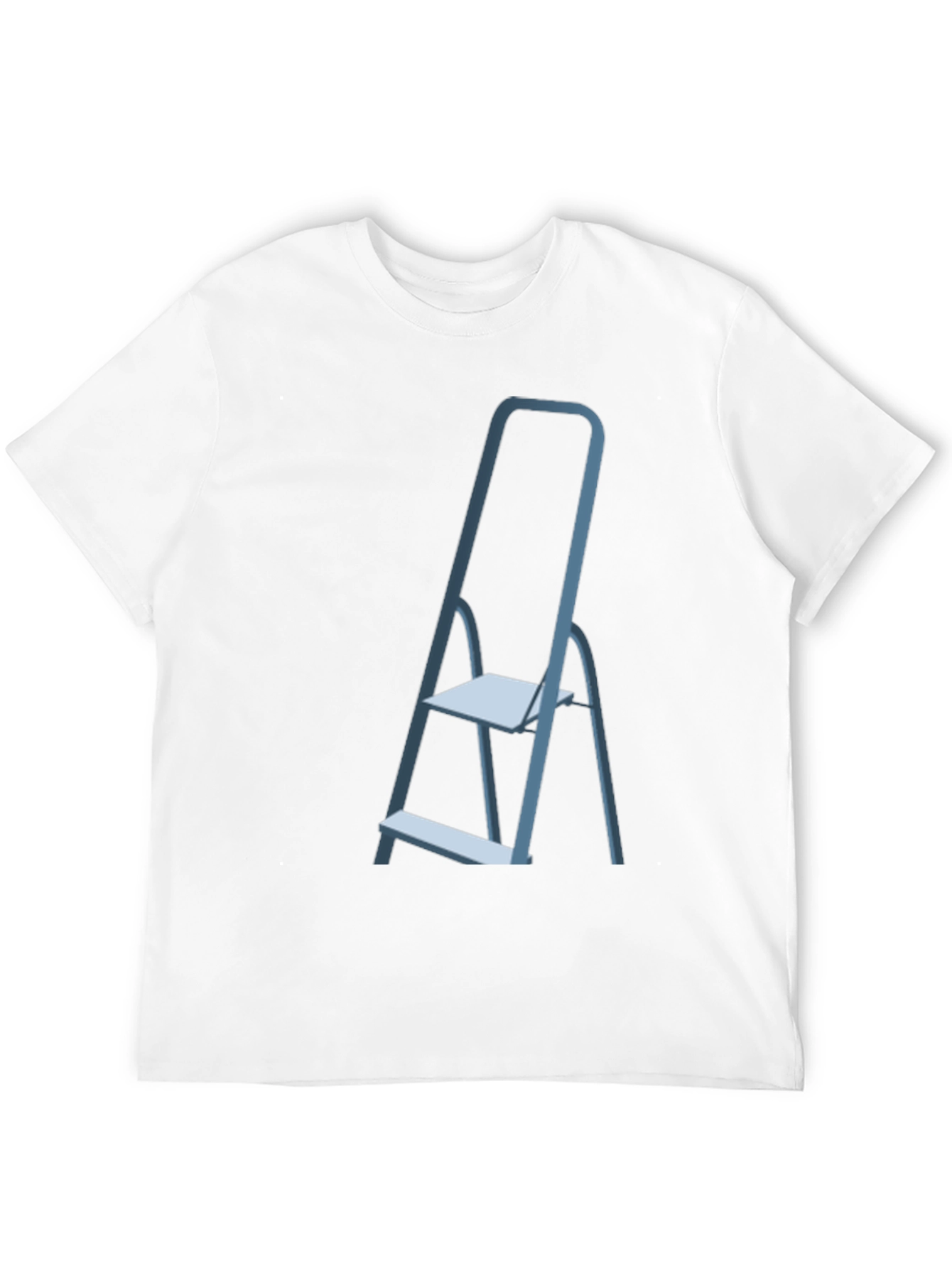 Ladder Graphic Tee - Black Casual T-Shirt
