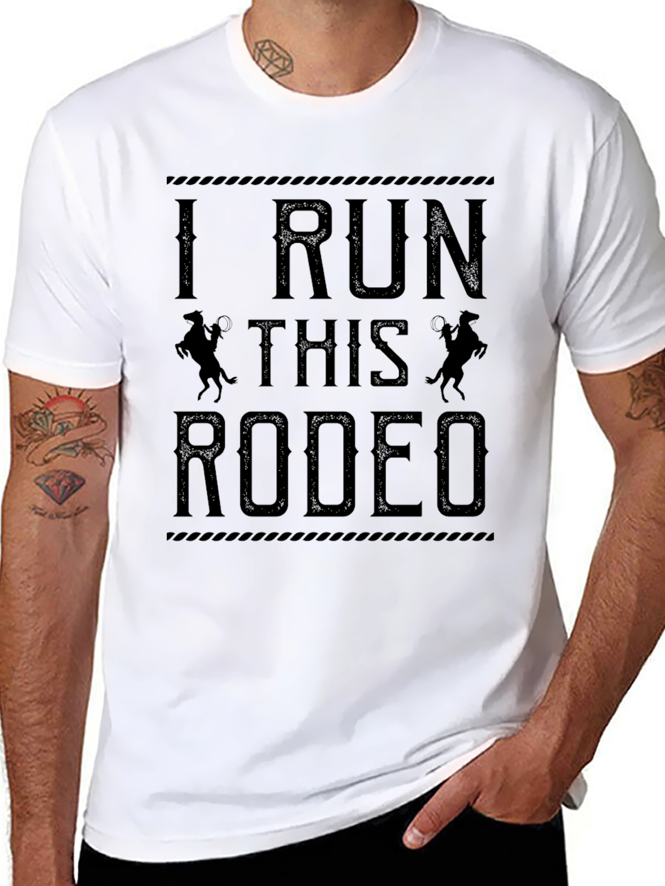 I Run This Rodeo Graphic Tee