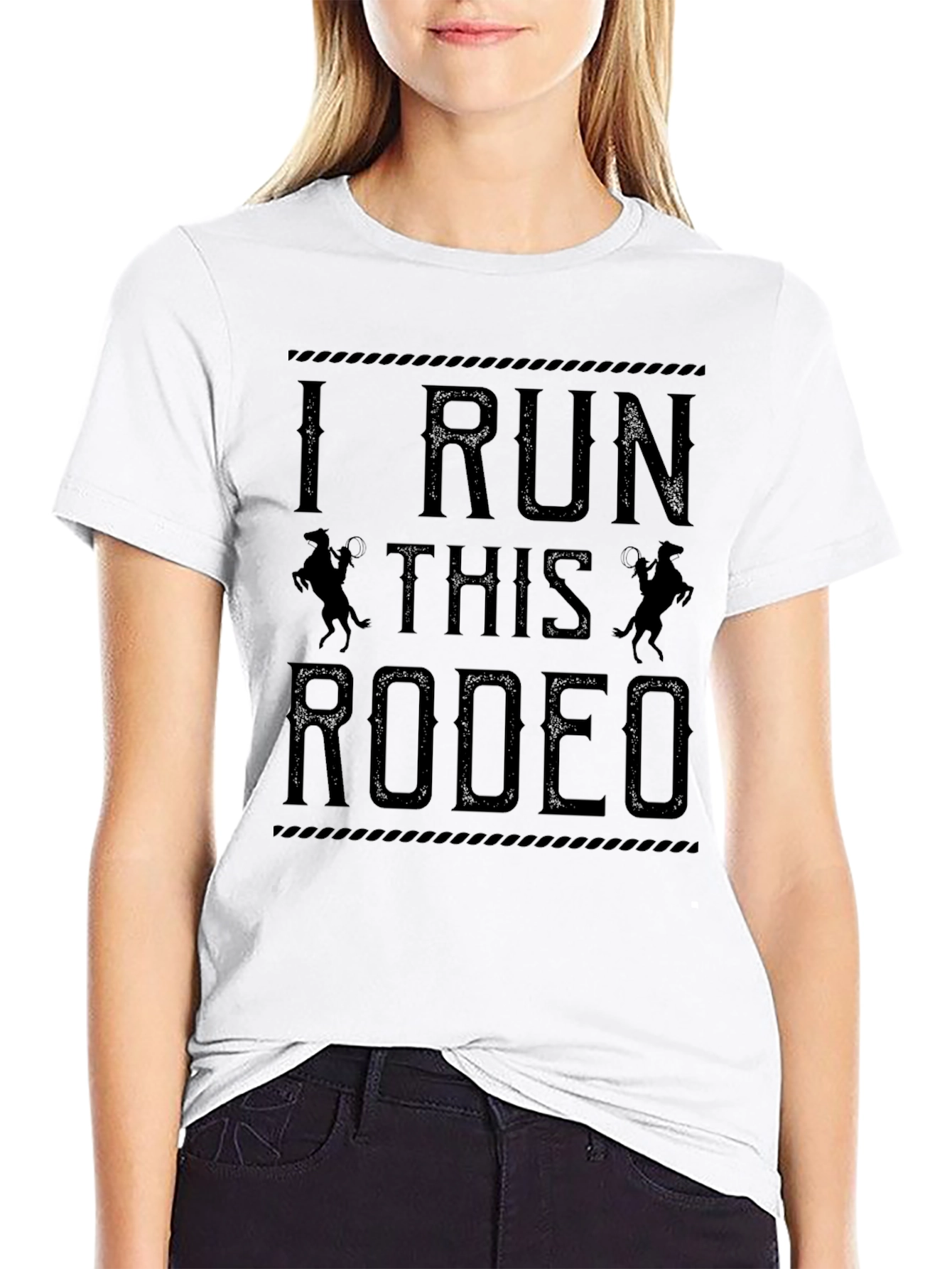 I Run This Rodeo Graphic Tee