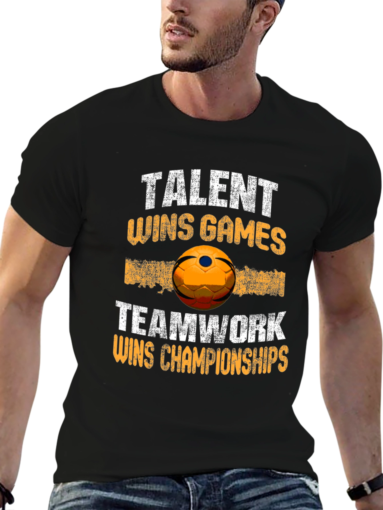 Talent Wins Games Teamwork Wins Championships T-Shirt