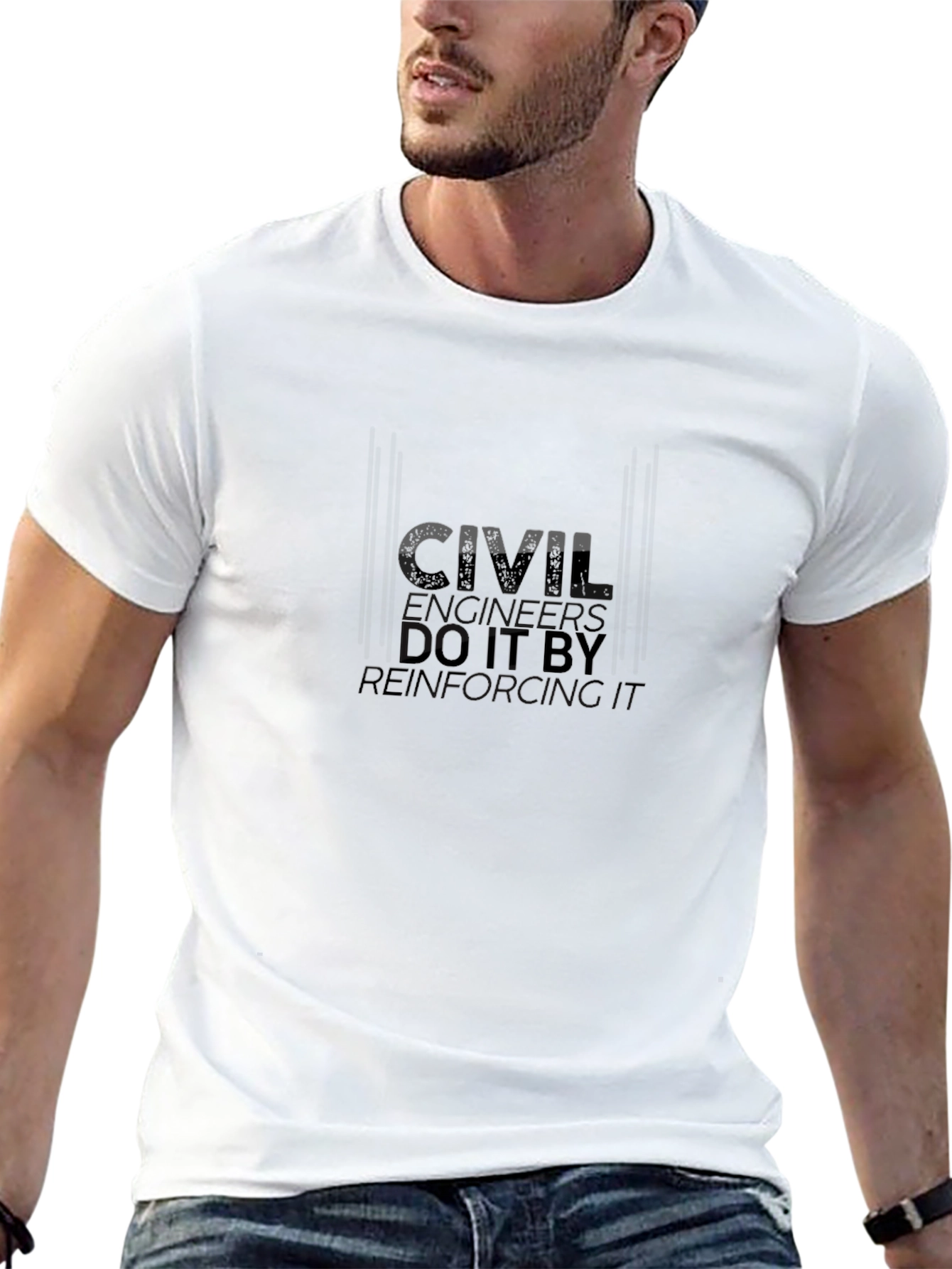 Civil Engineer Humor Black T-Shirt