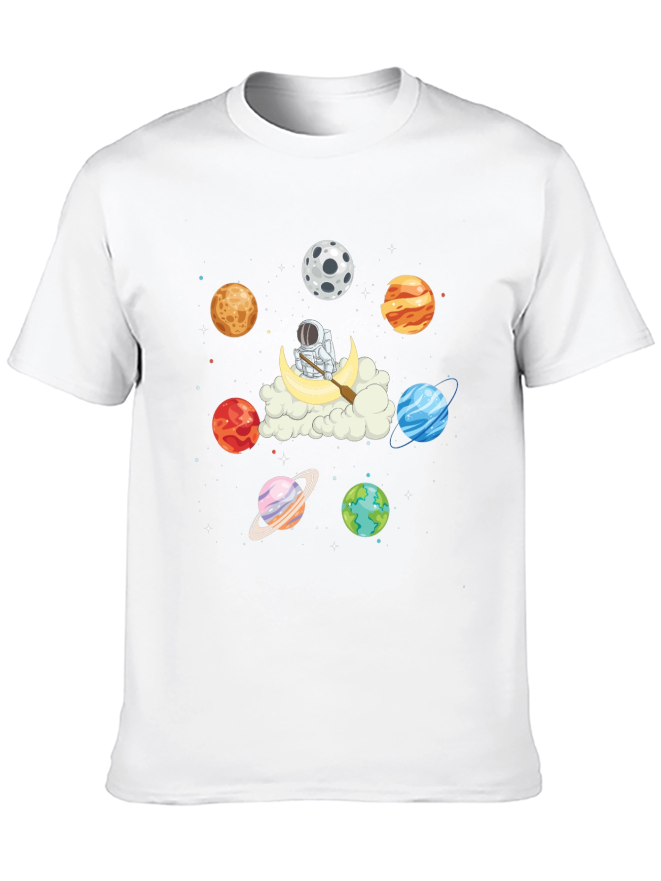Astronaut Planets Graphic Tee