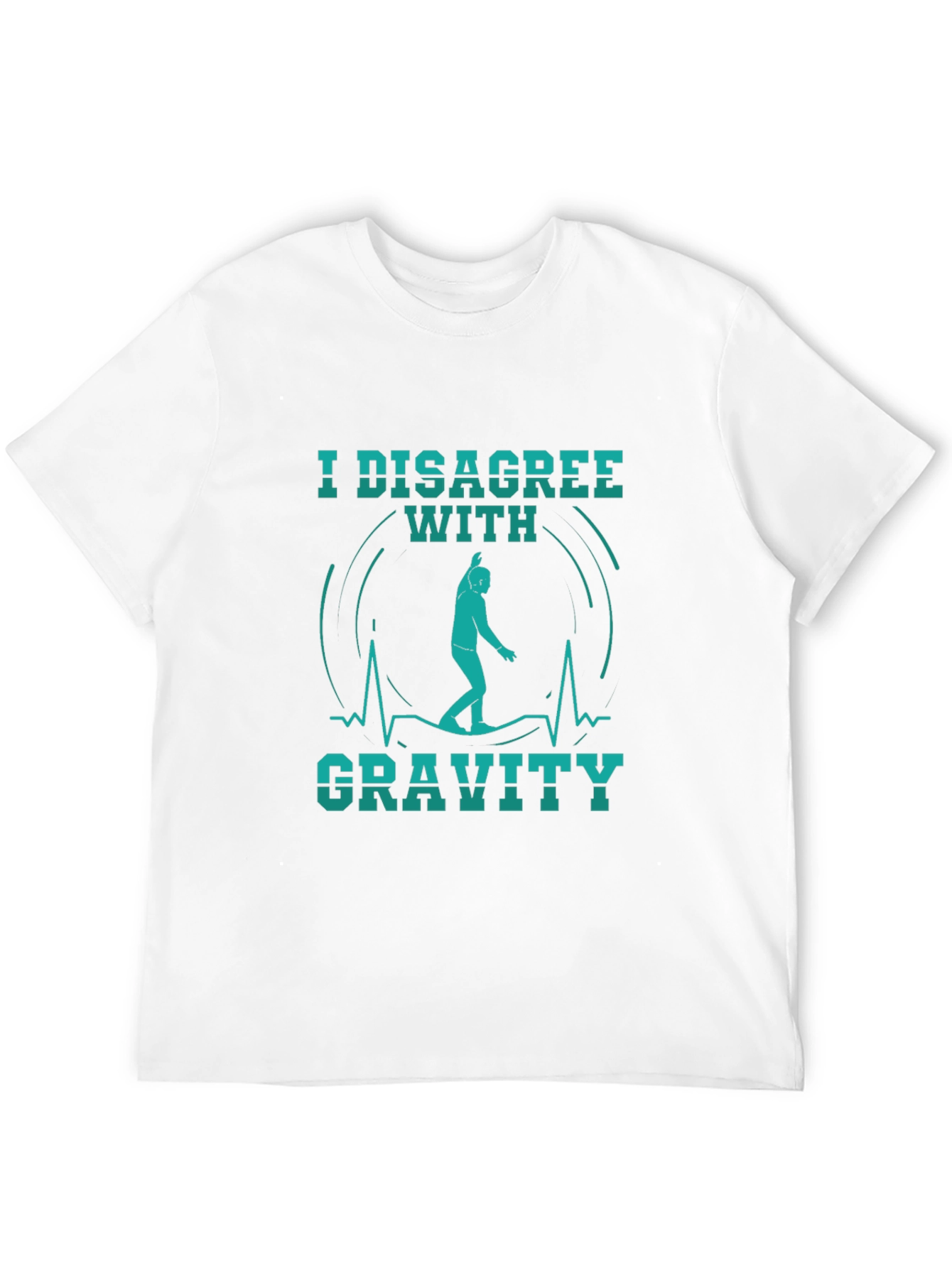 I Disagree With Gravity Black T-Shirt