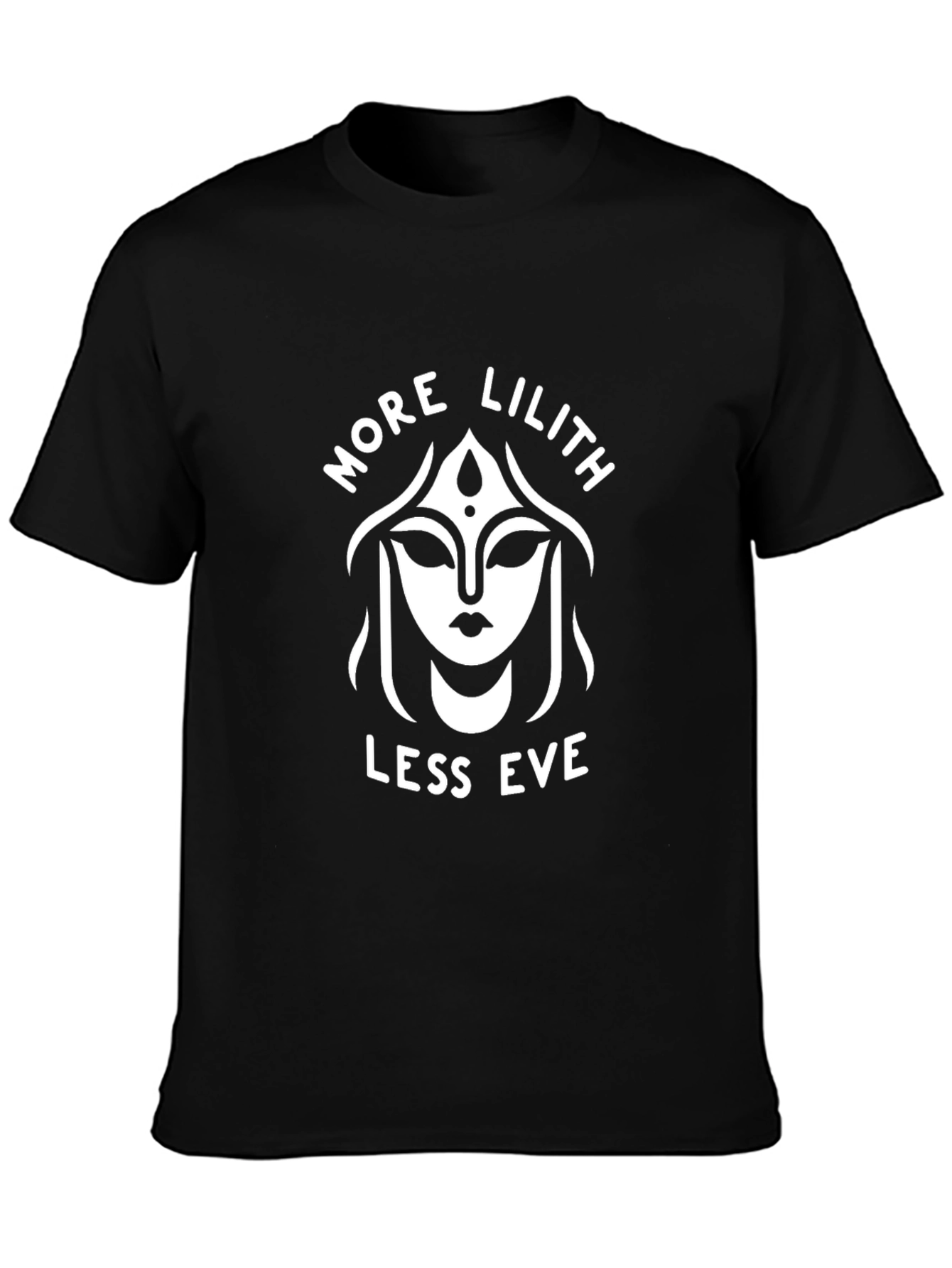 More Lilith Less Eve Graphic Tee - Black