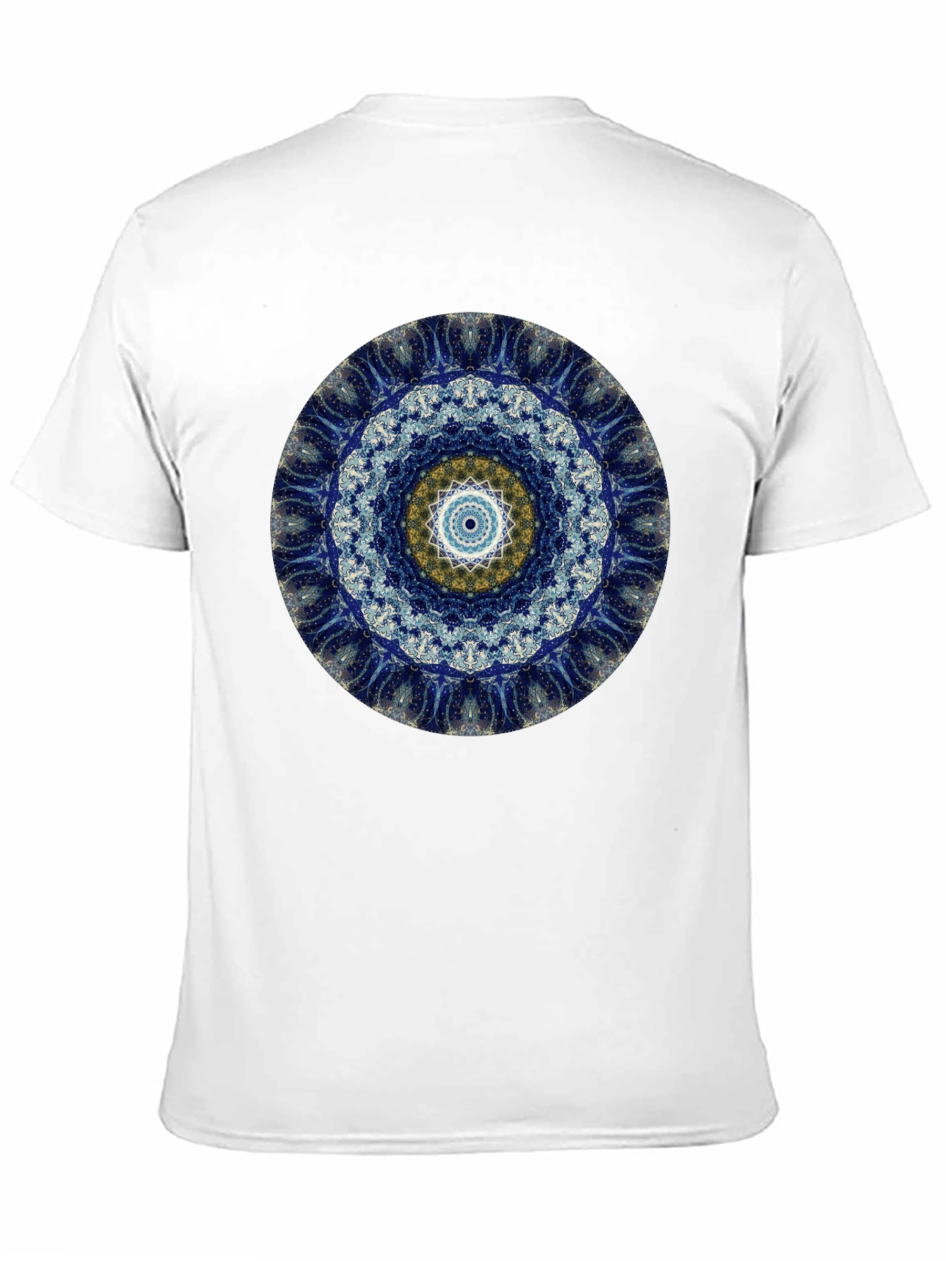 Cosmic Mandala Graphic Tee - Black