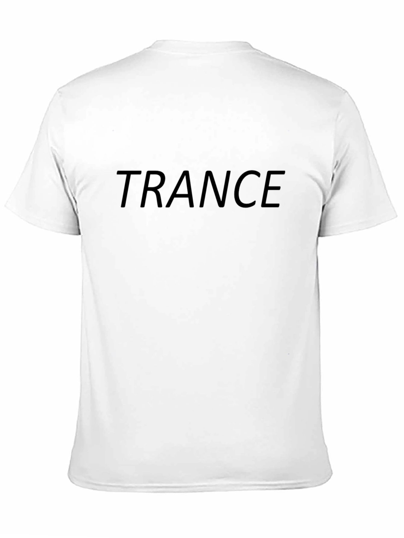 Trance Graphic Tee - Stylish Black Cotton T-Shirt