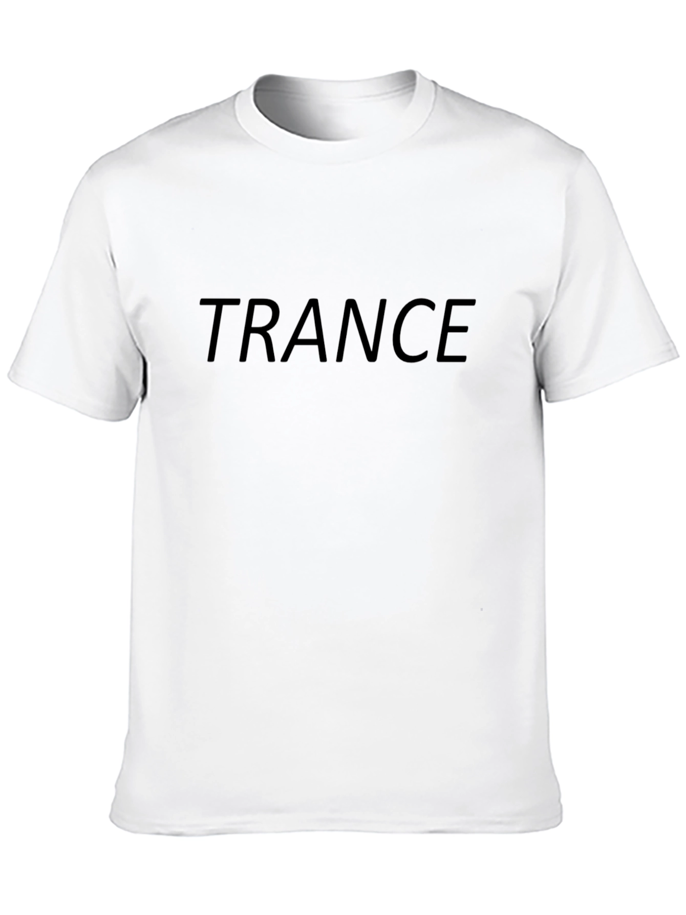 Trance Graphic Tee - Stylish Black Cotton T-Shirt
