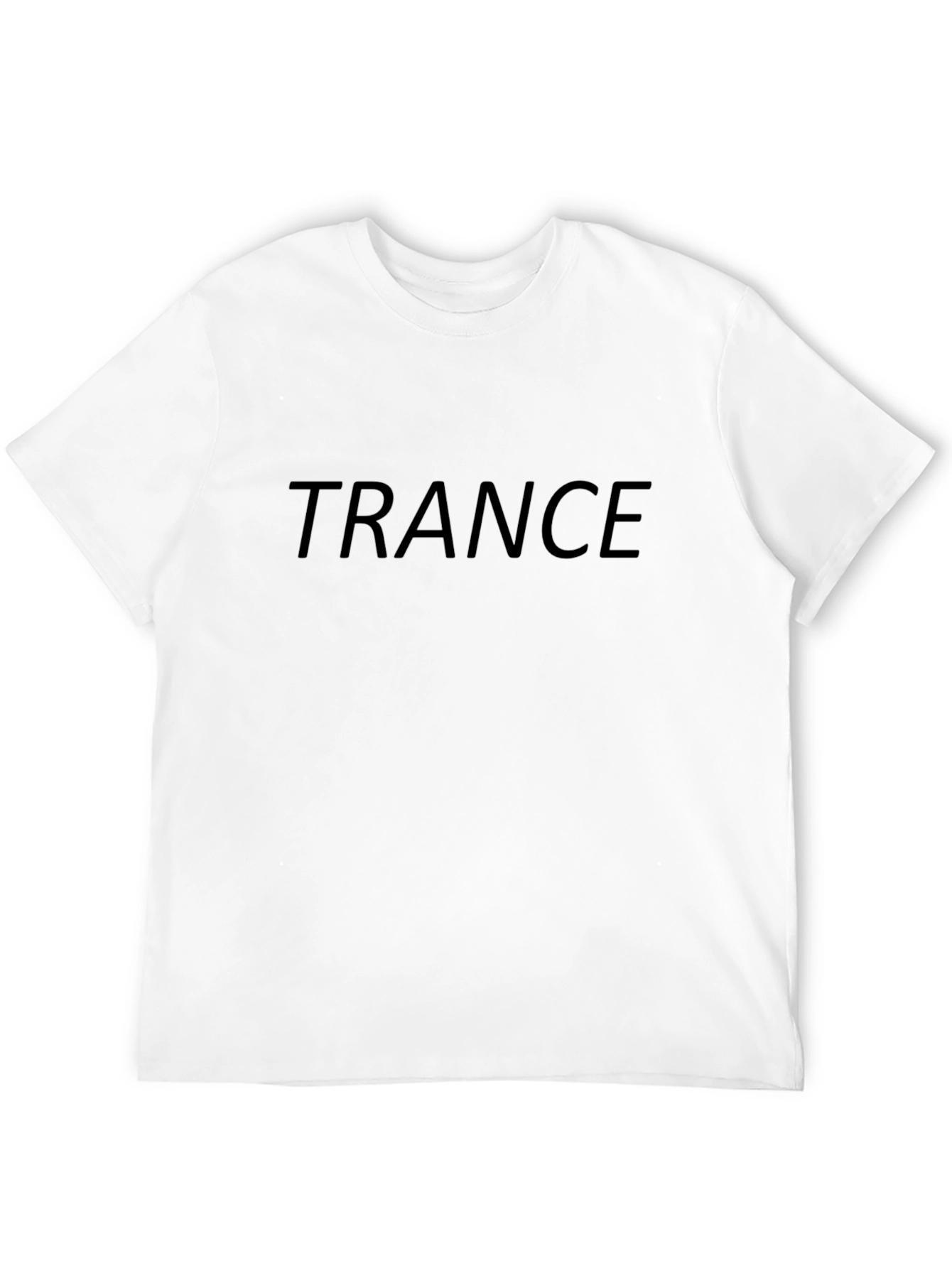 Trance Graphic Tee - Stylish Black Cotton T-Shirt