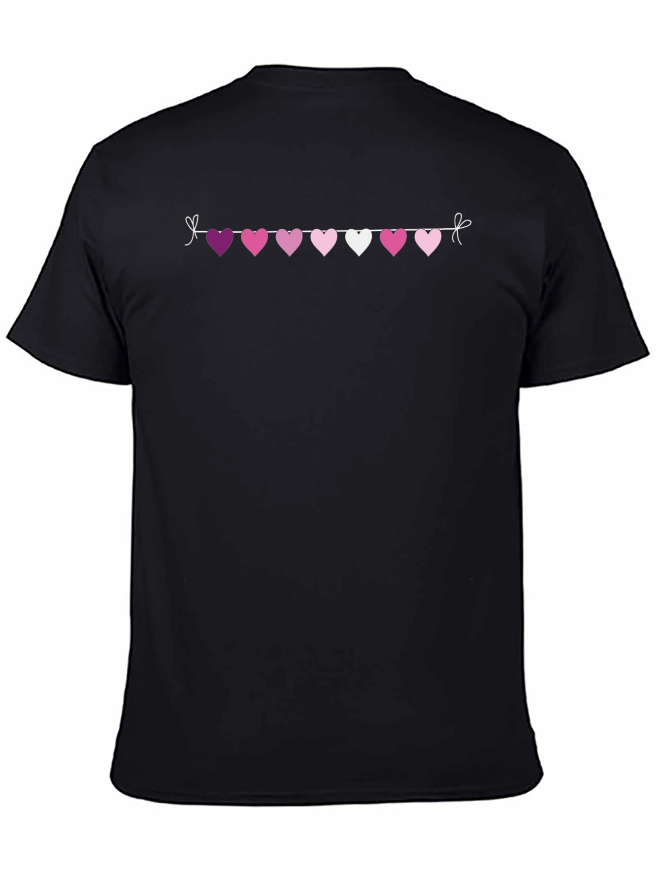 Heart Garland Graphic Tee - Romantic & Fun!