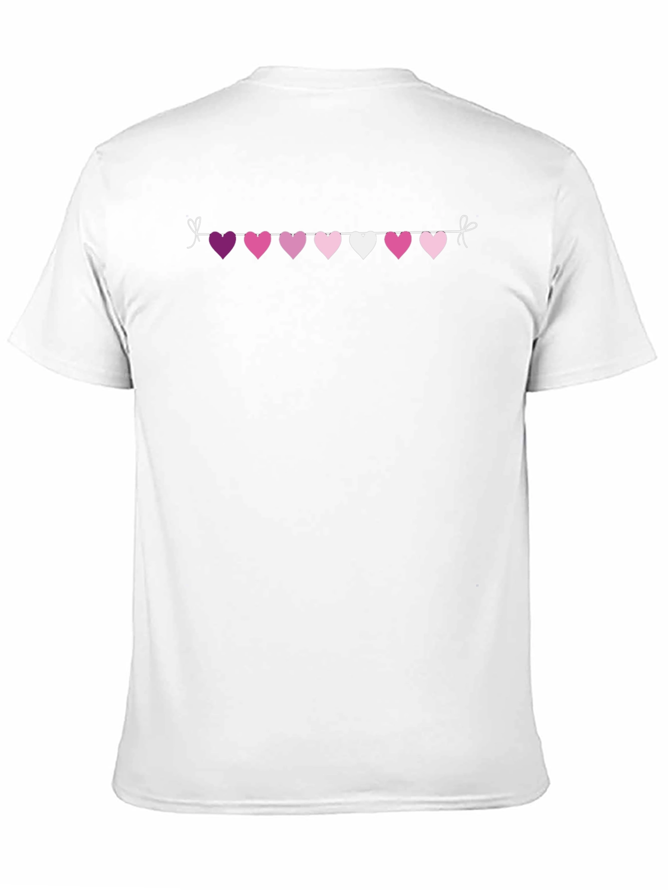 Heart Garland Graphic Tee - Romantic & Fun!