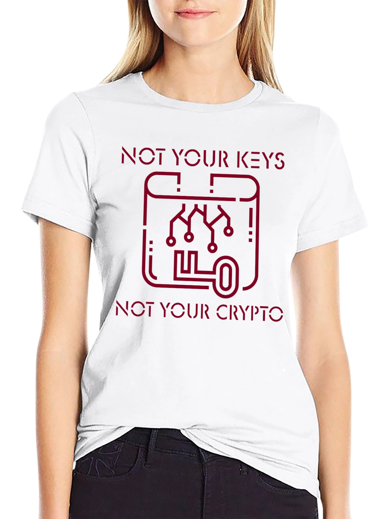 Not Your Keys Not Your Crypto T-Shirt