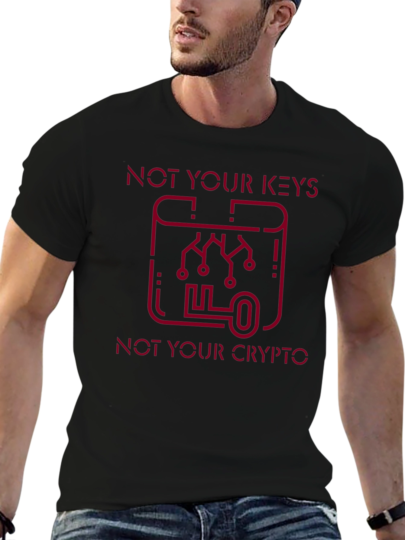 Not Your Keys Not Your Crypto T-Shirt