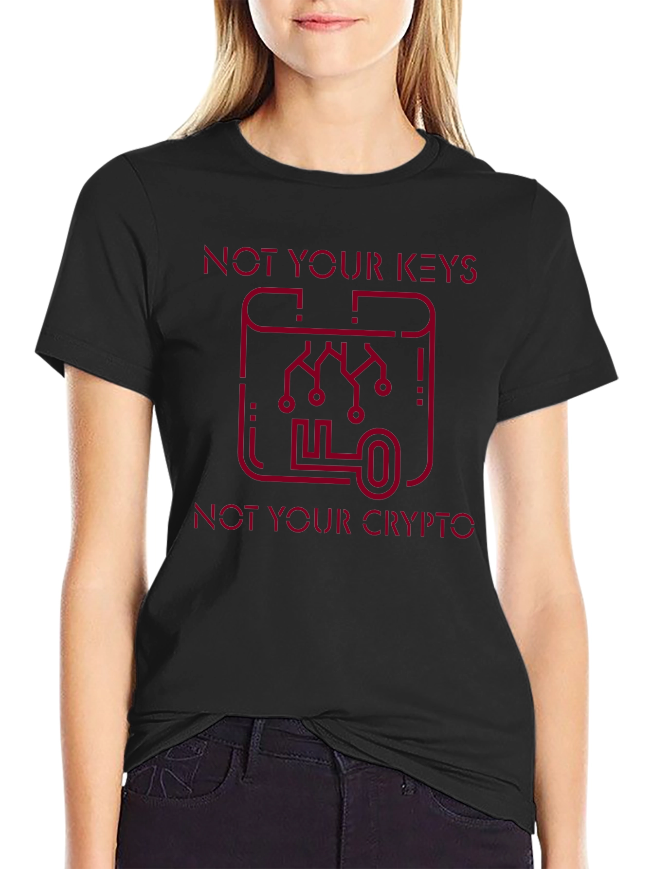 Not Your Keys Not Your Crypto T-Shirt