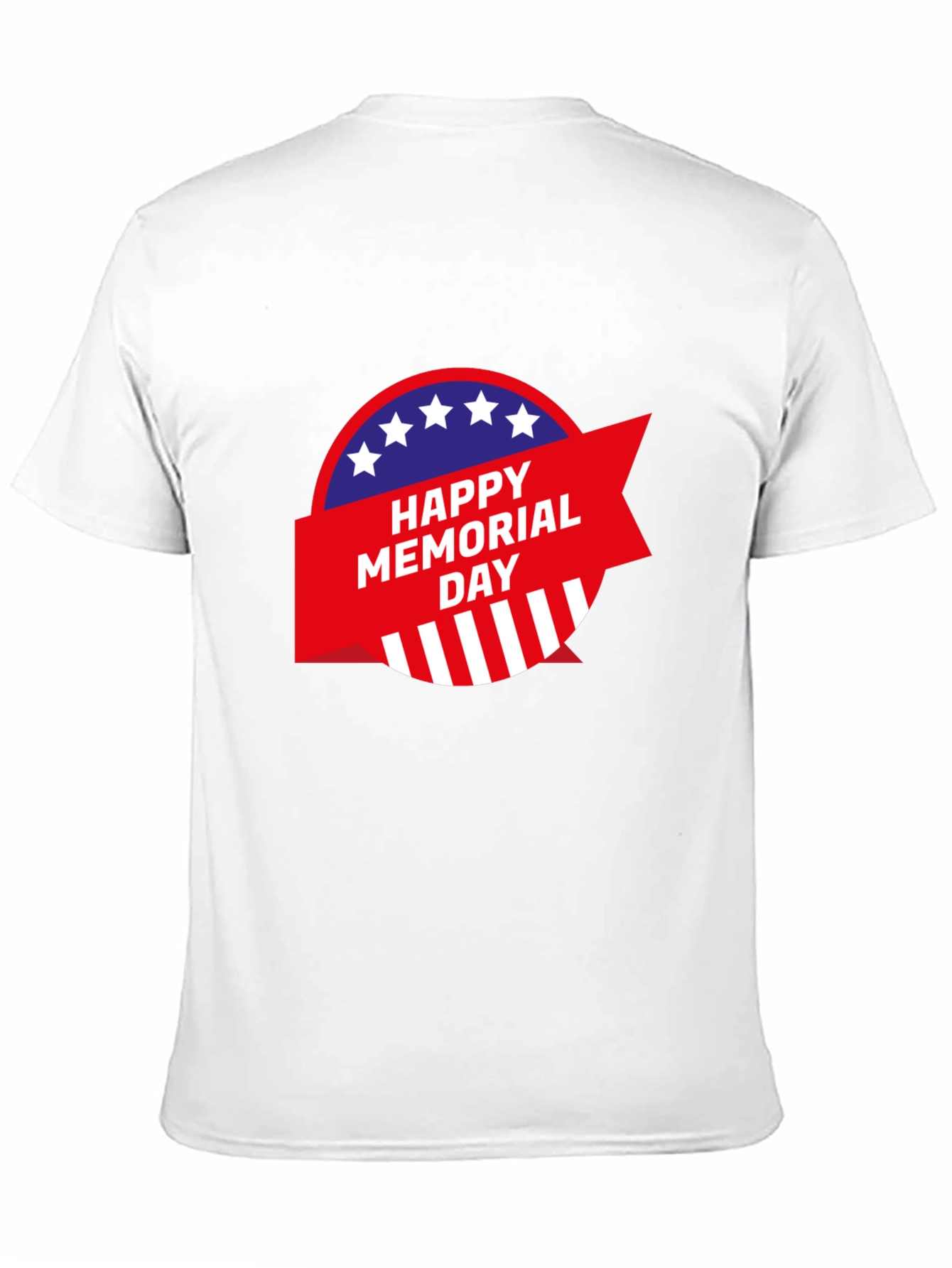 Happy Memorial Day Graphic Tee - Patriotic Style