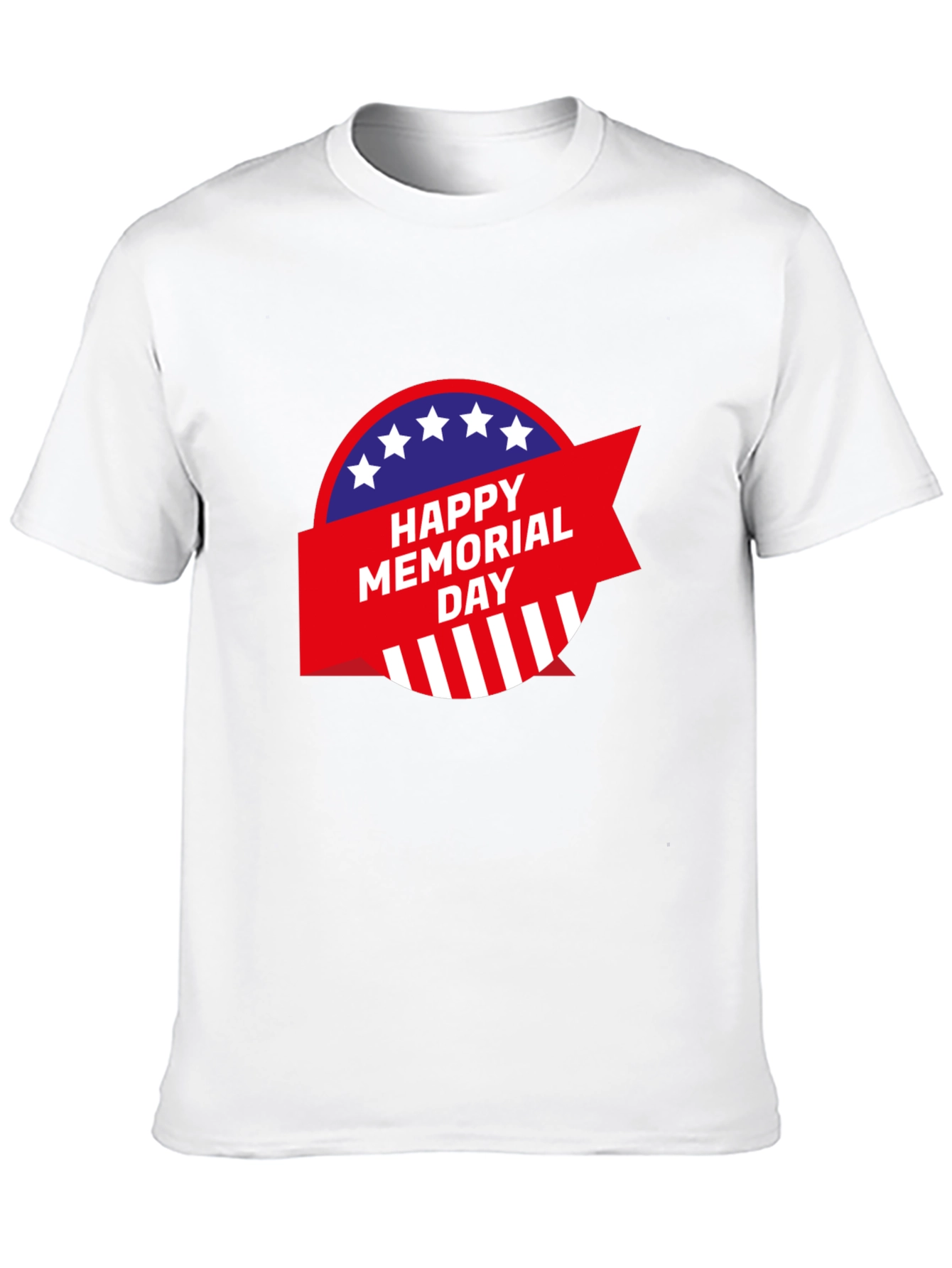 Happy Memorial Day Graphic Tee - Patriotic Style