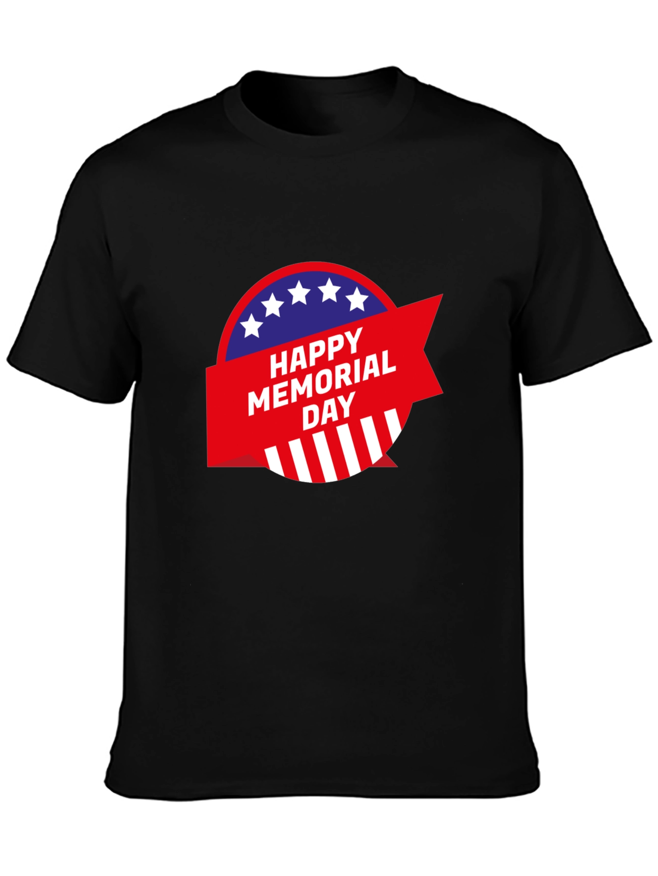 Happy Memorial Day Graphic Tee - Patriotic Style
