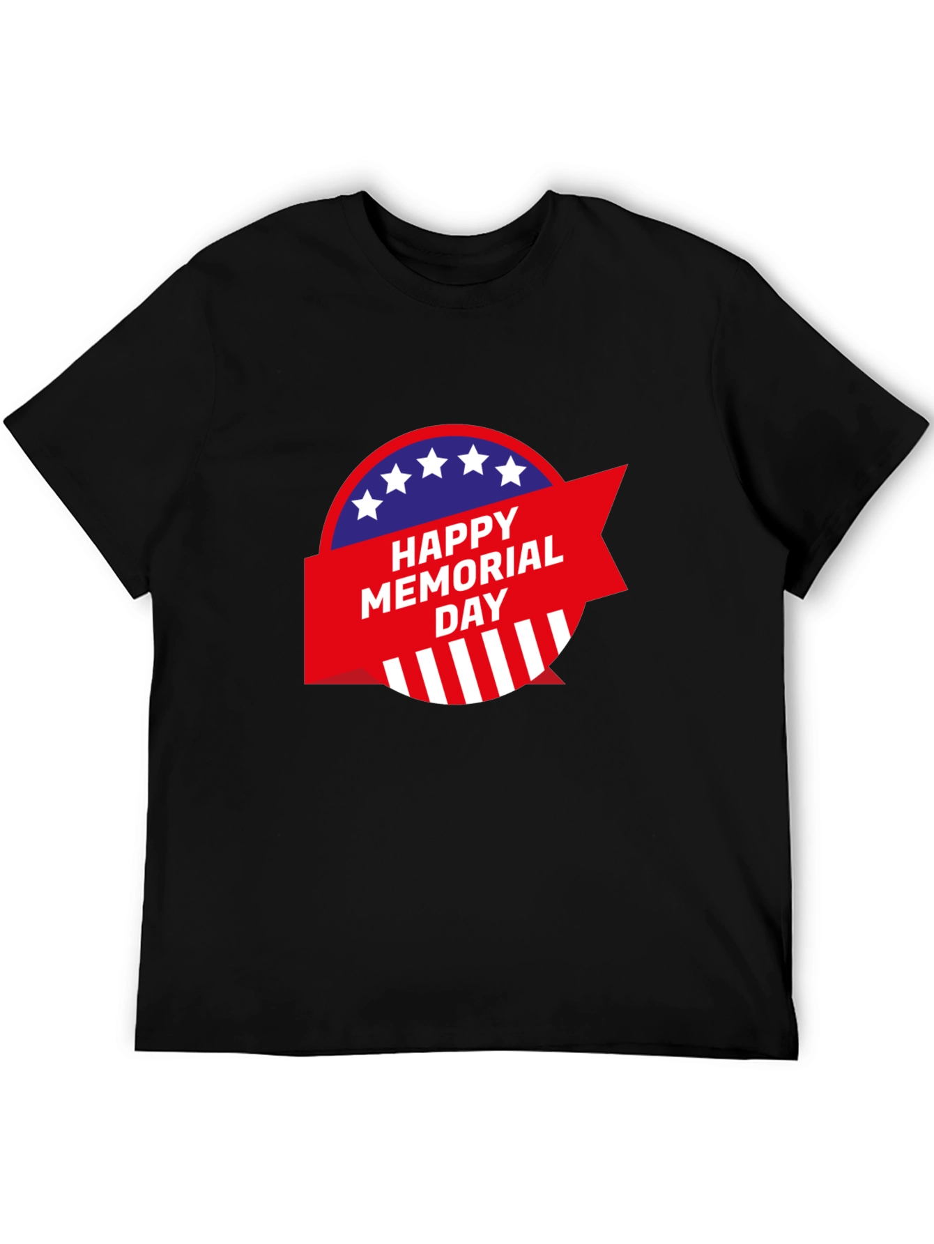 Happy Memorial Day Graphic Tee - Patriotic Style