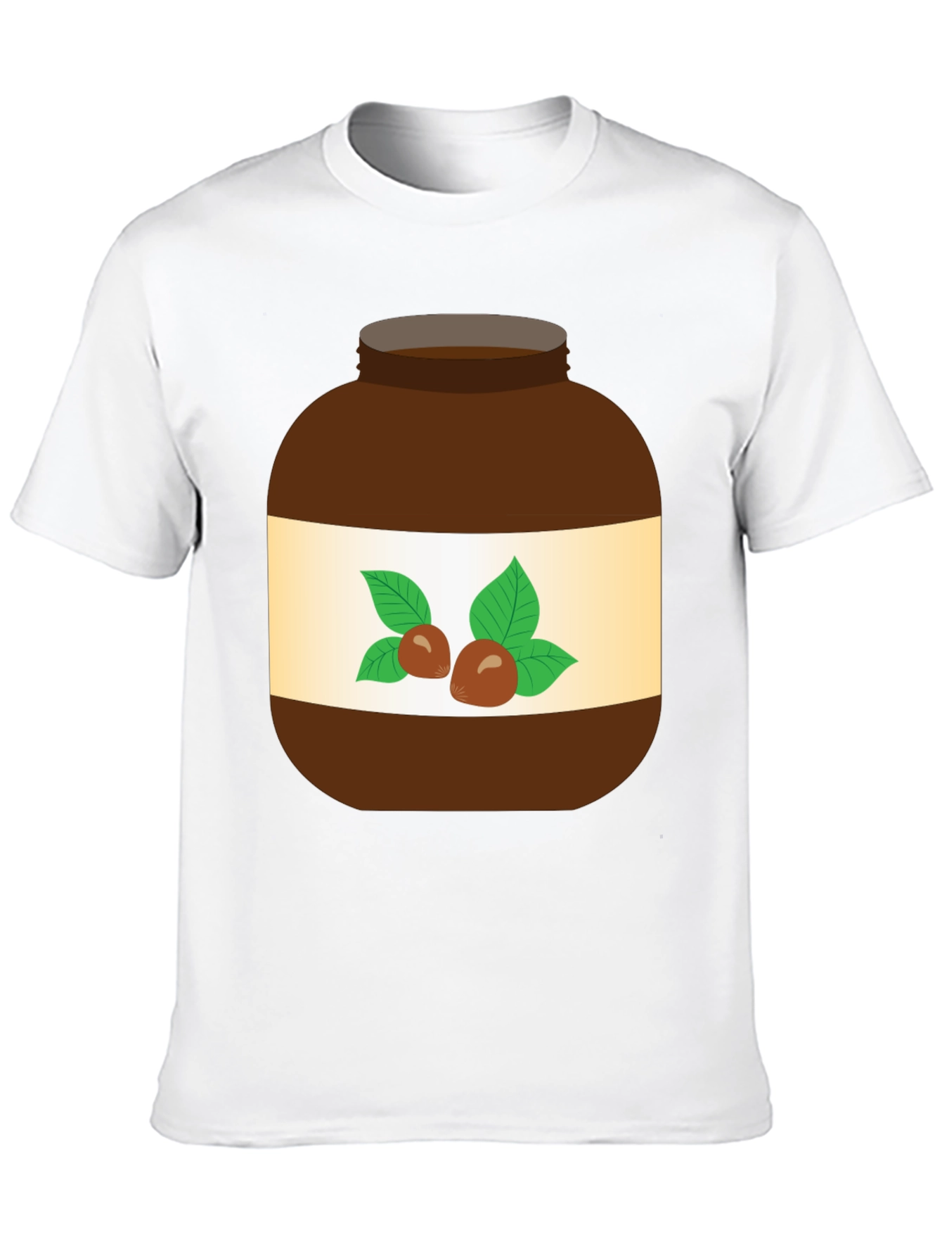 Nutella Jar Graphic T-Shirt - Fun Foodie Tee