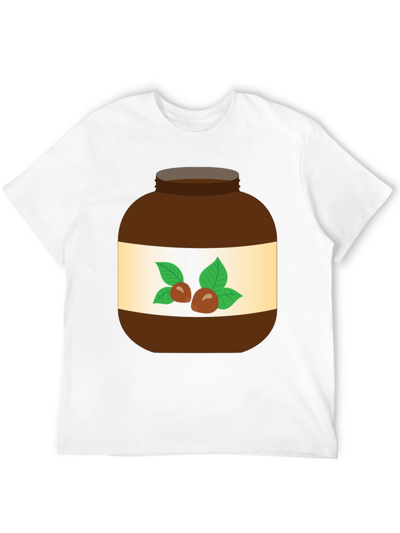 Nutella Jar Graphic T-Shirt - Fun Foodie Tee