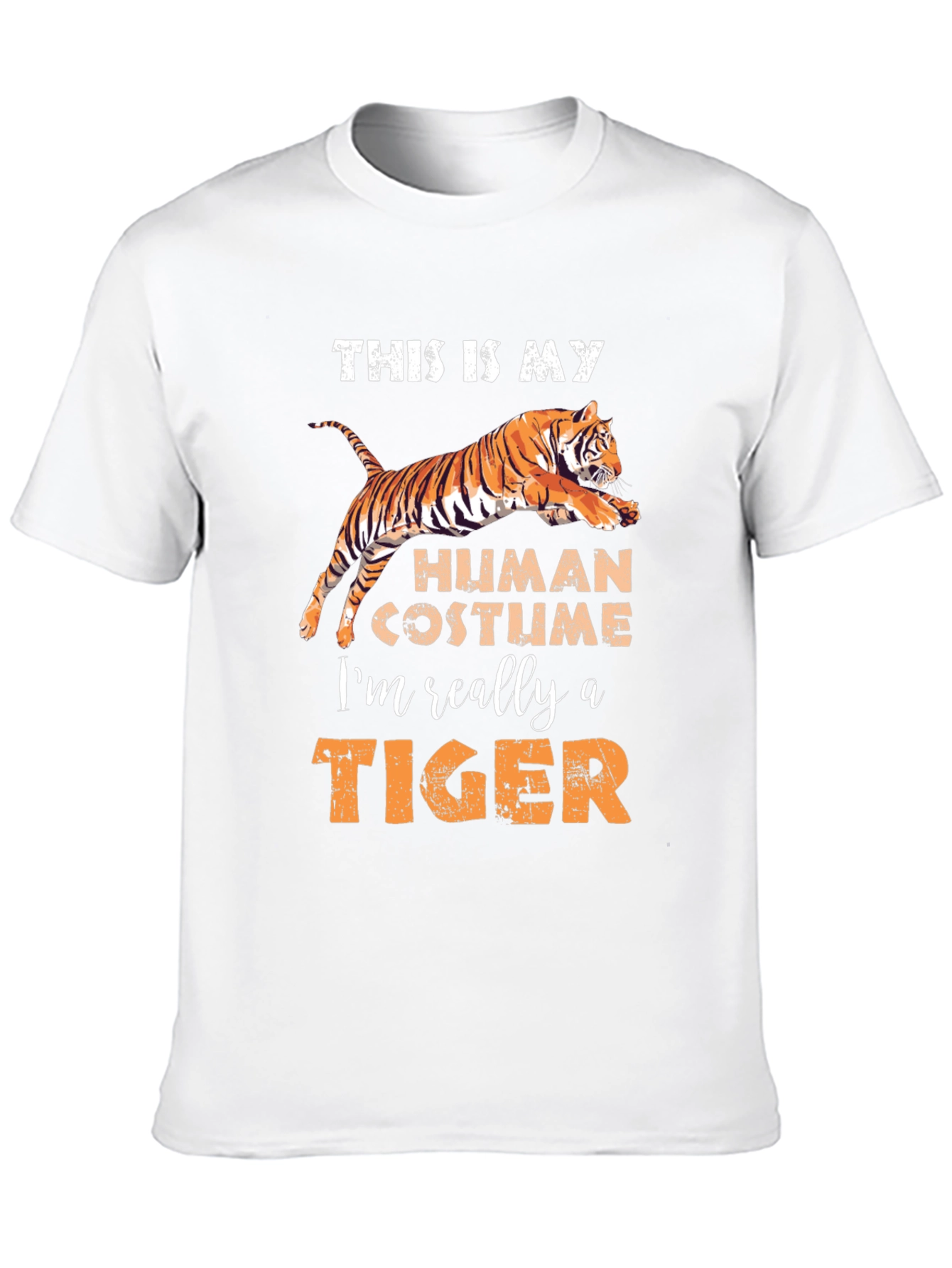 Human Costume Tiger Graphic Tee