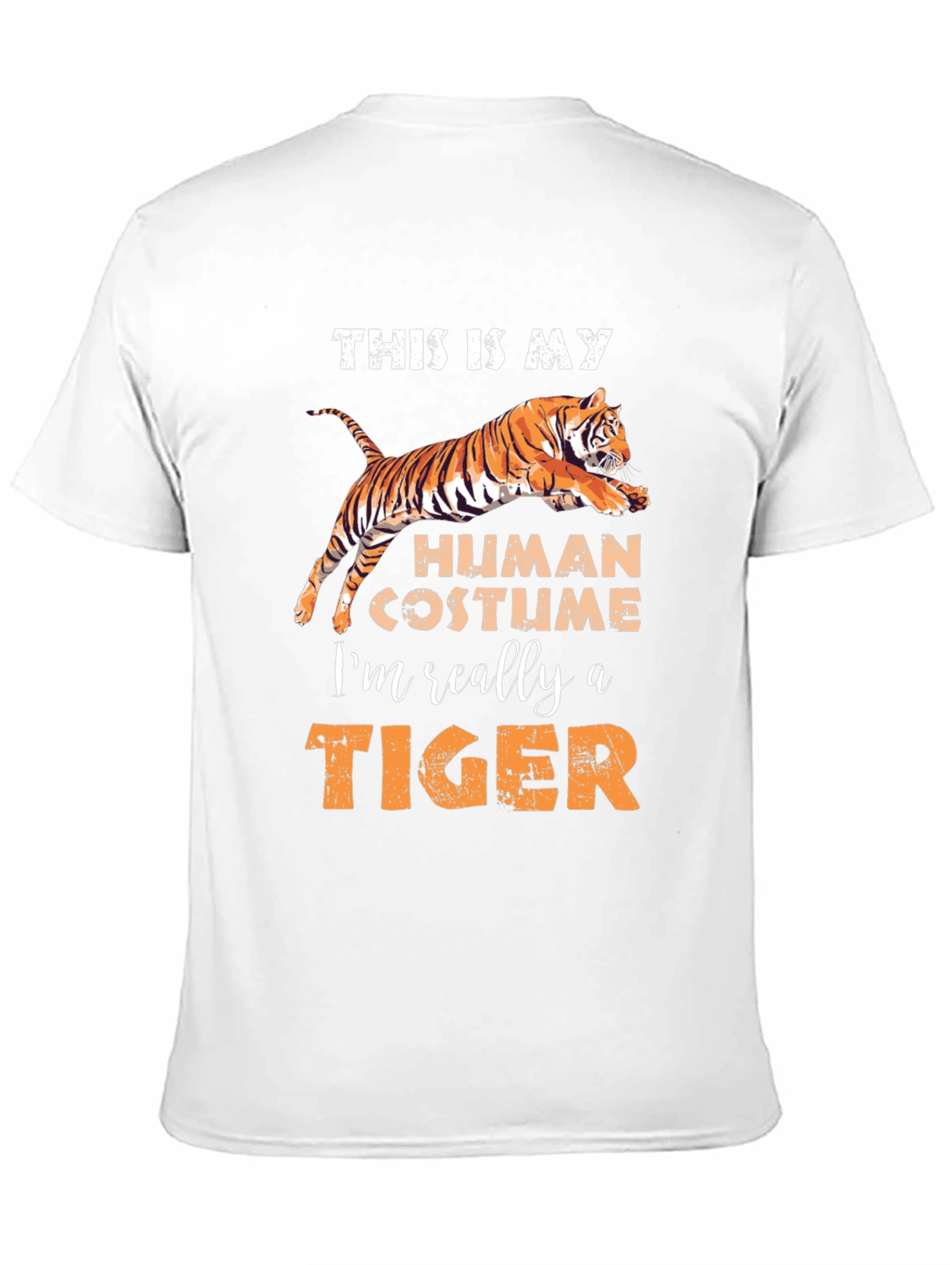 Human Costume Tiger Graphic Tee