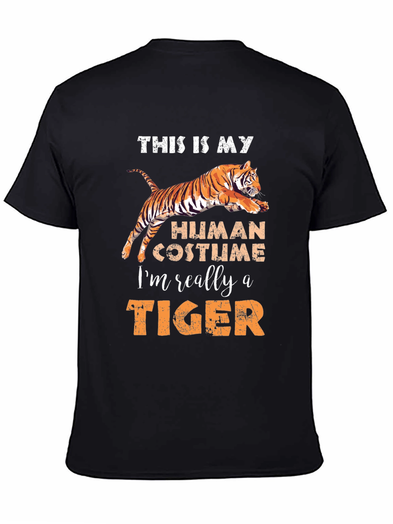 Human Costume Tiger Graphic Tee