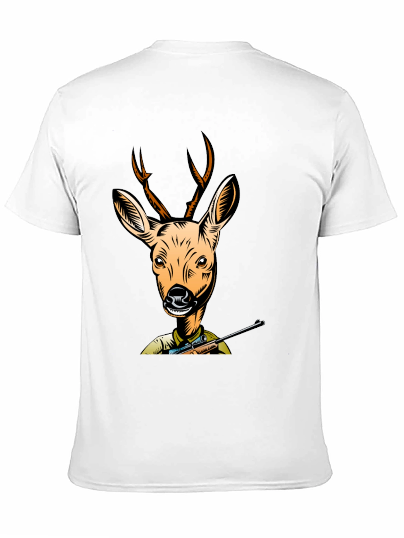 Deer Hunter T-Shirt - Black Cotton Tee