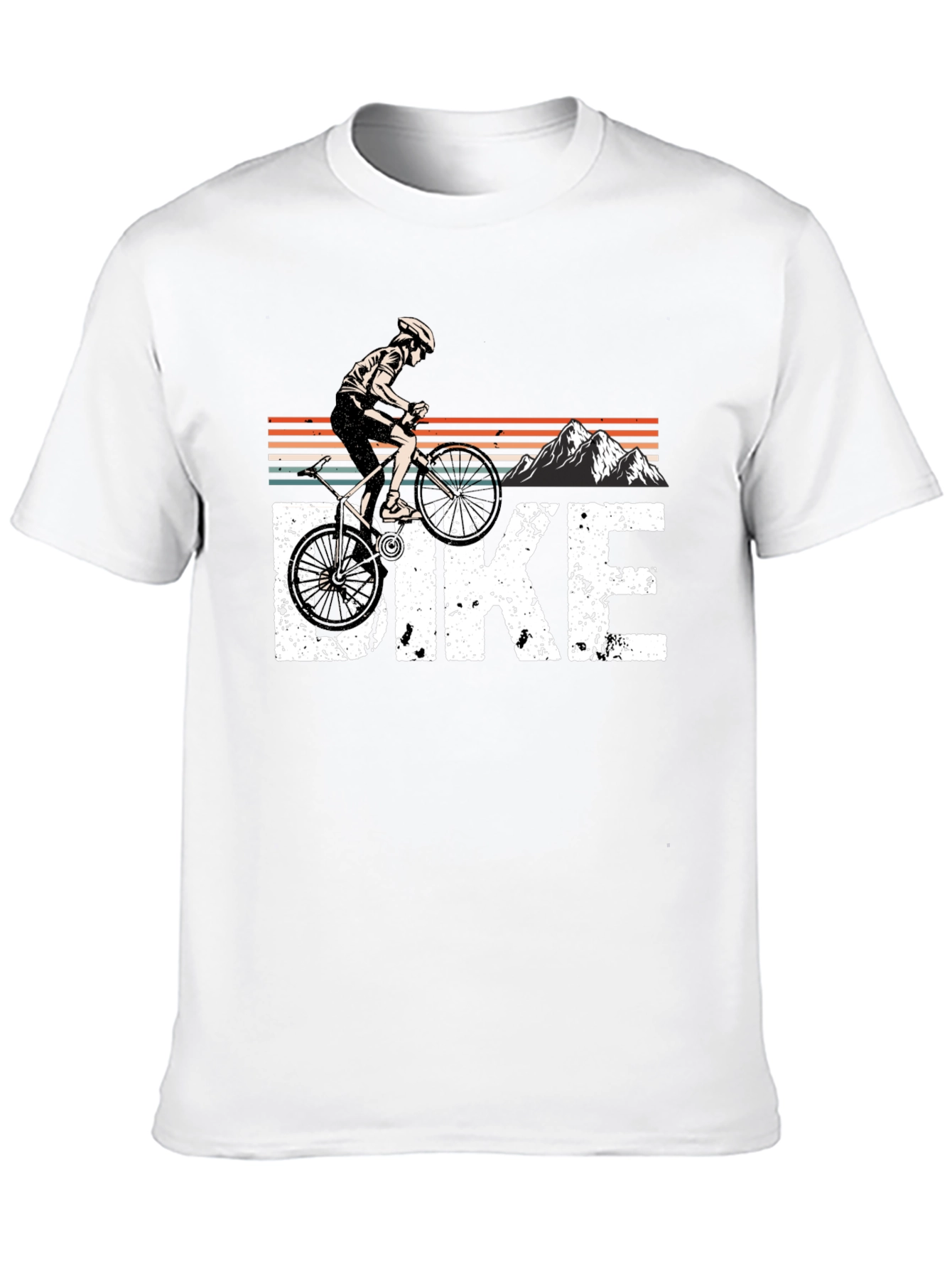 Retro Bike Mountain T-Shirt