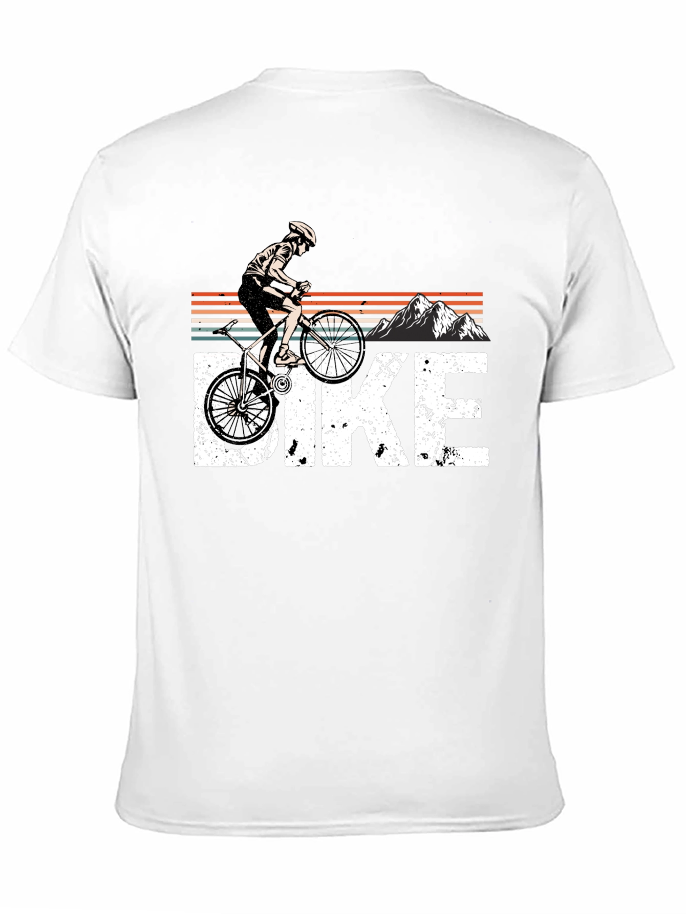 Retro Bike Mountain T-Shirt