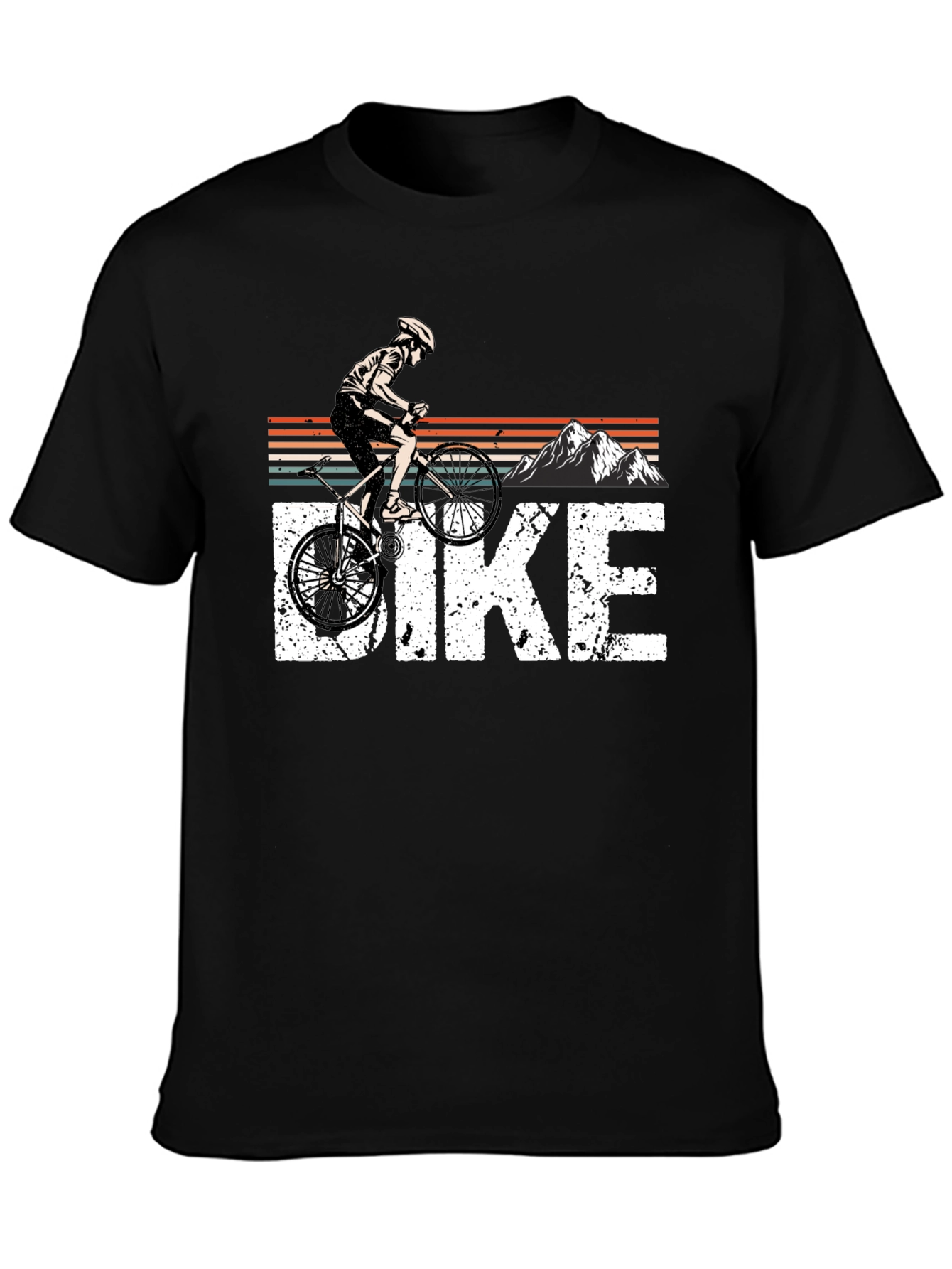 Retro Bike Mountain T-Shirt