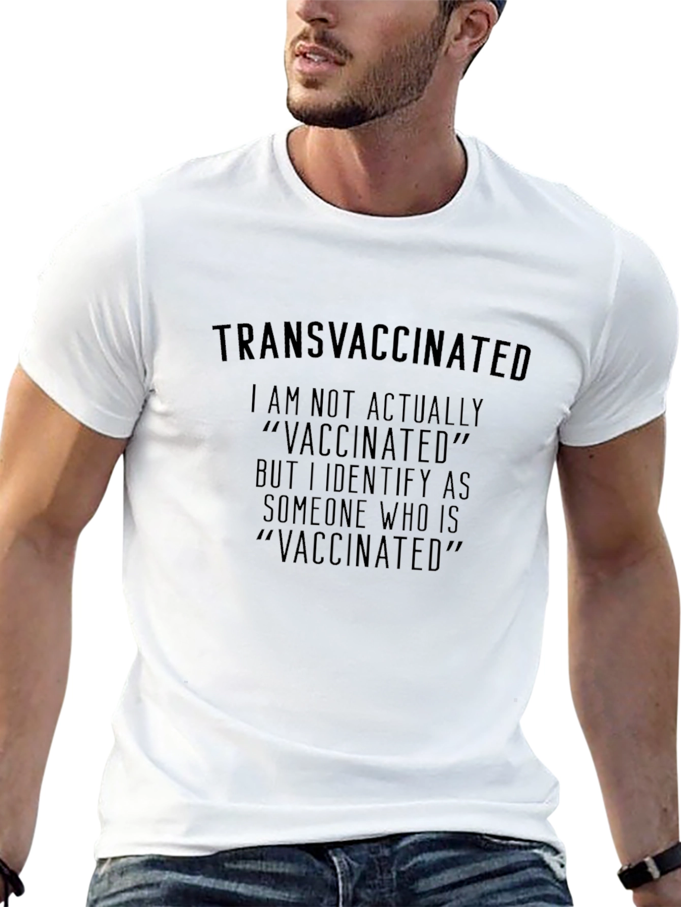 Transvaccinated T-Shirt - Funny Political Statement Tee